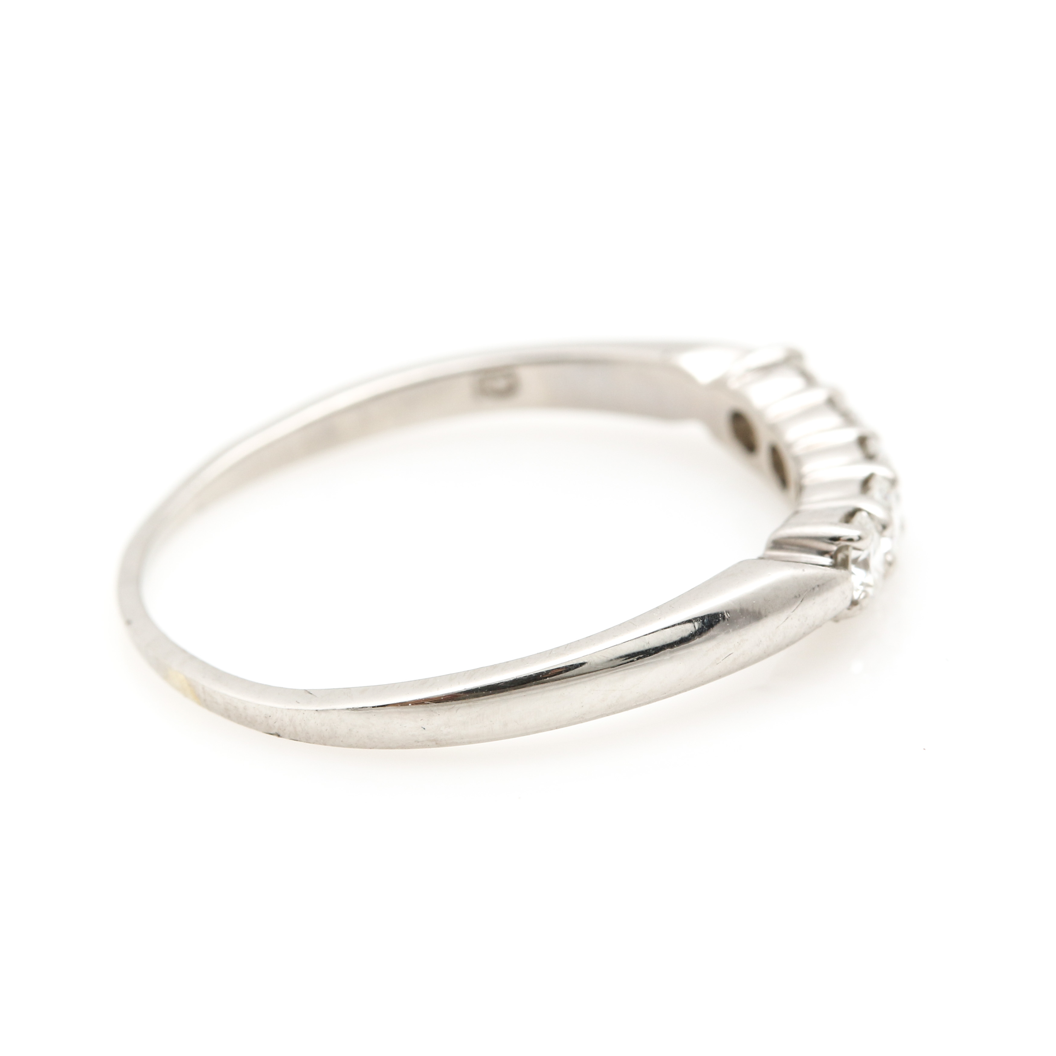 Platinum and Diamond Enhancer Ring