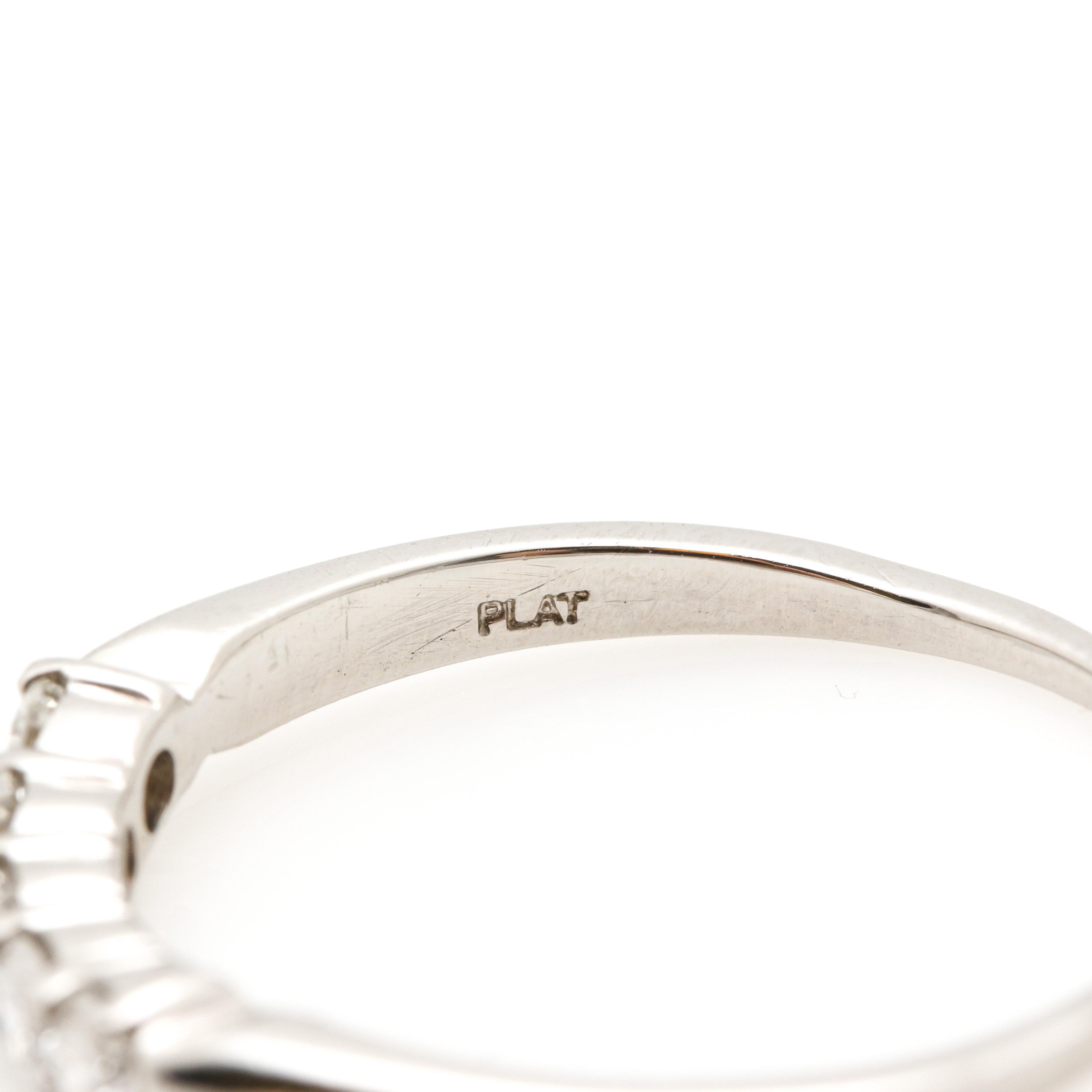 Platinum and Diamond Enhancer Ring