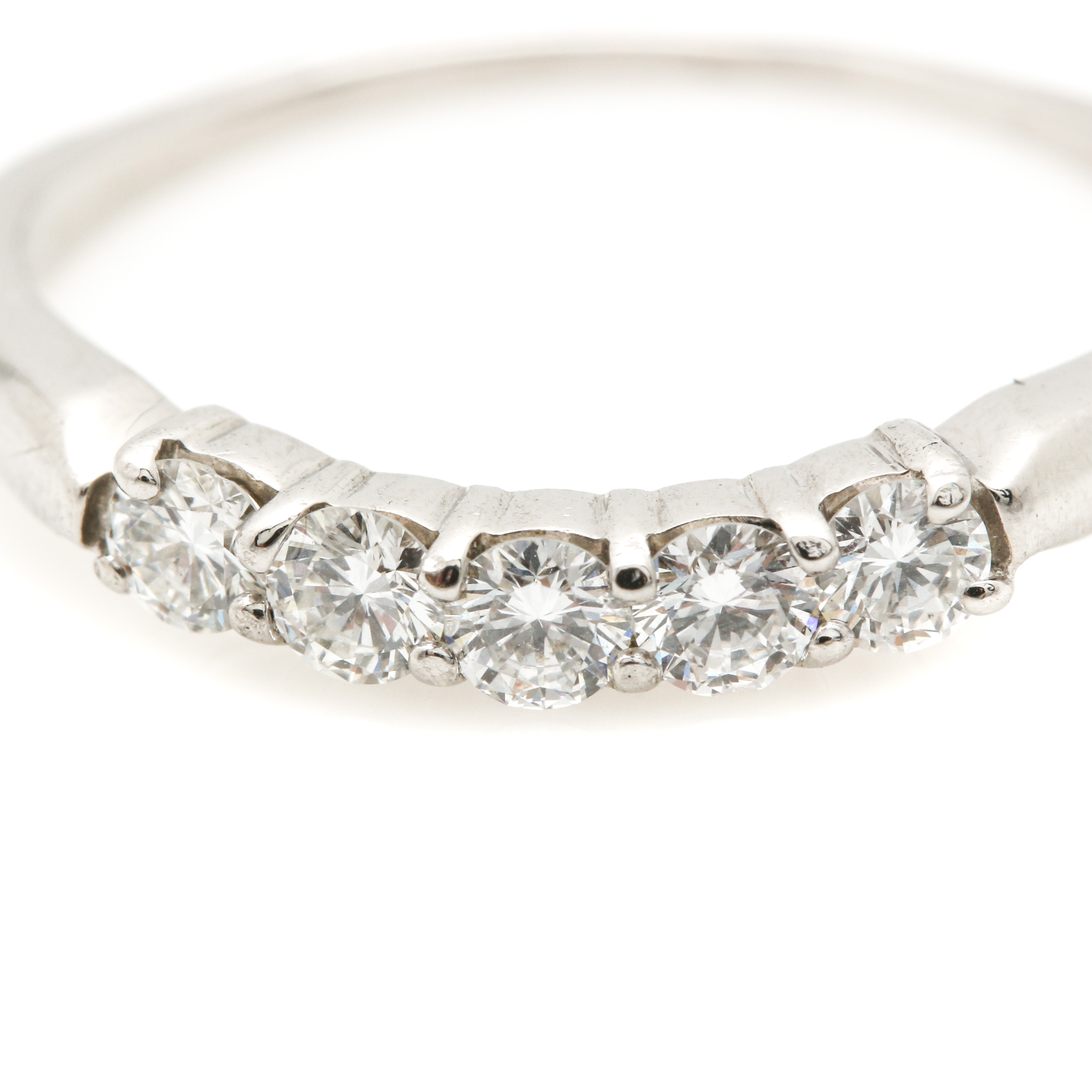 Platinum and Diamond Enhancer Ring