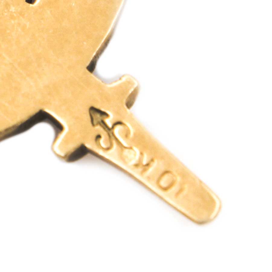 Assortment of 10K Yellow Gold Pins