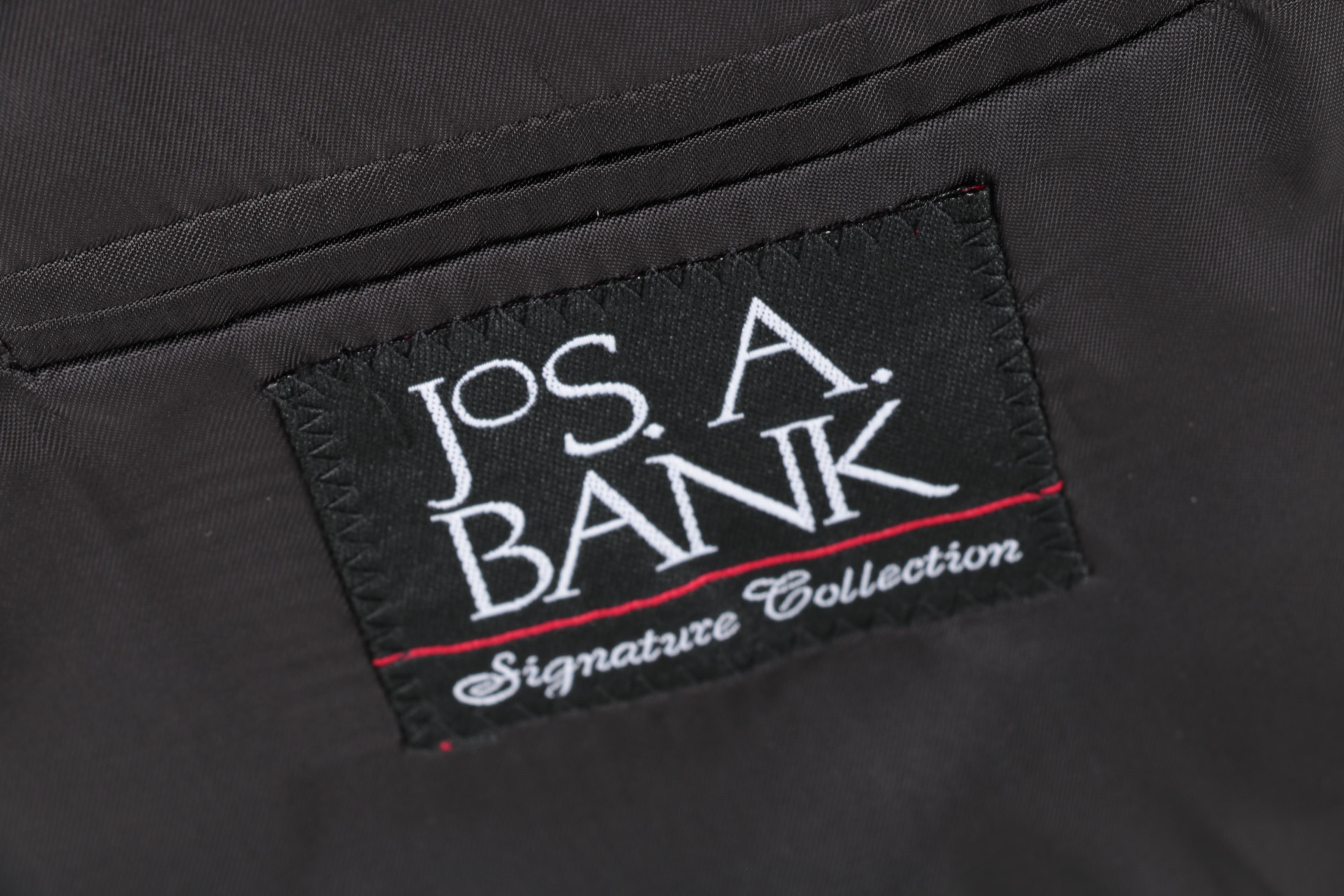 Men's Jos. A. Bank Black Suit