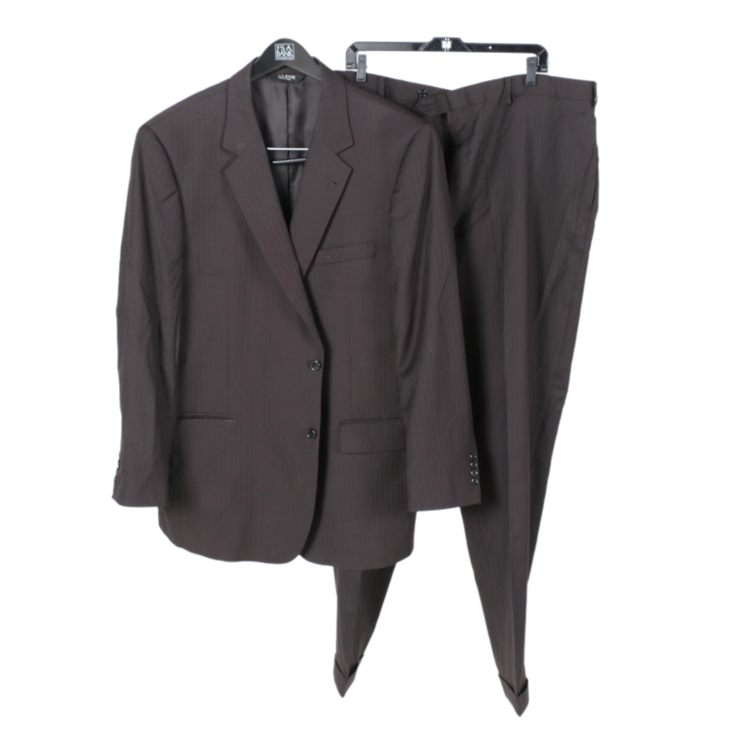 Men's Jos. A. Bank Black Suit