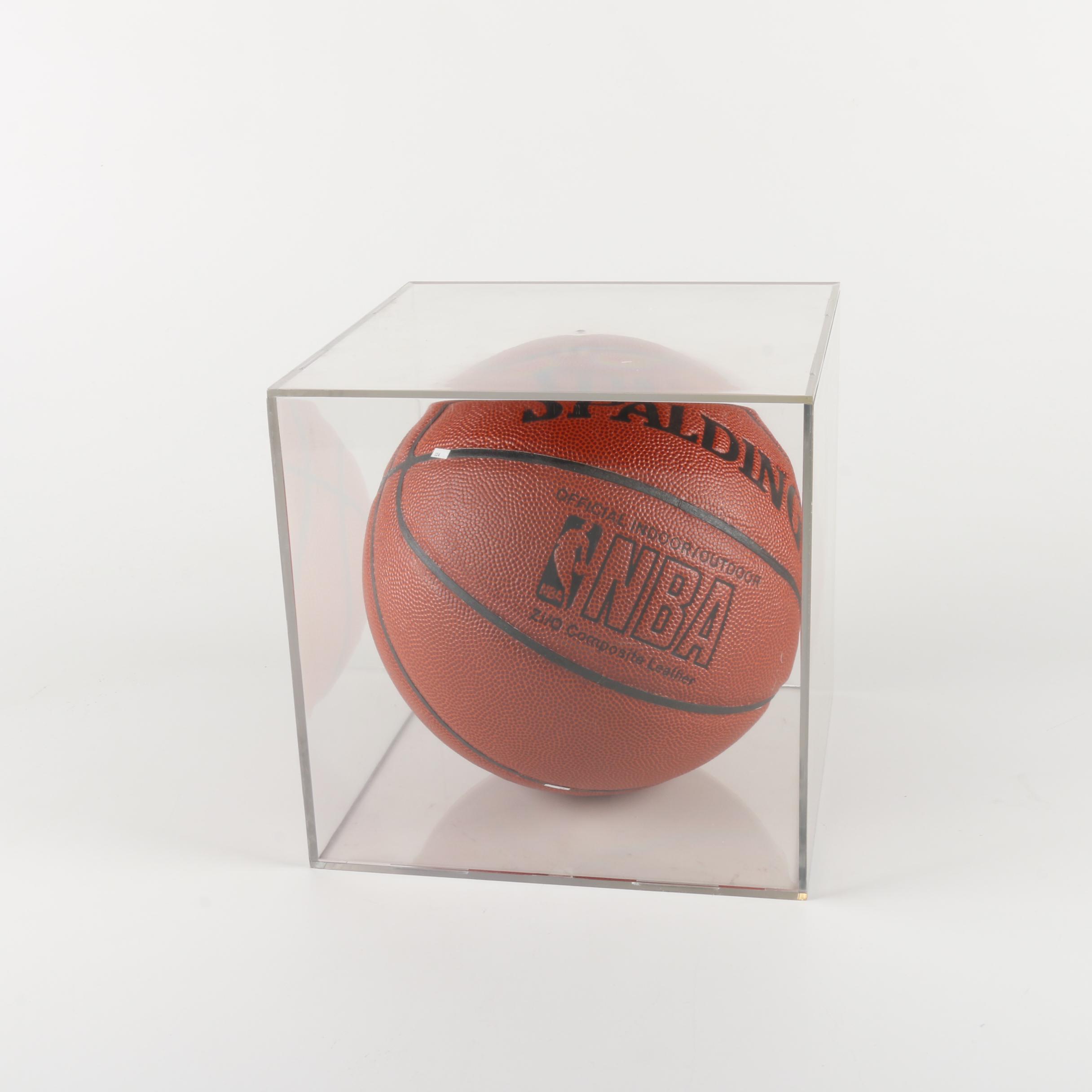 Alonzo Mourning Signed Basketball