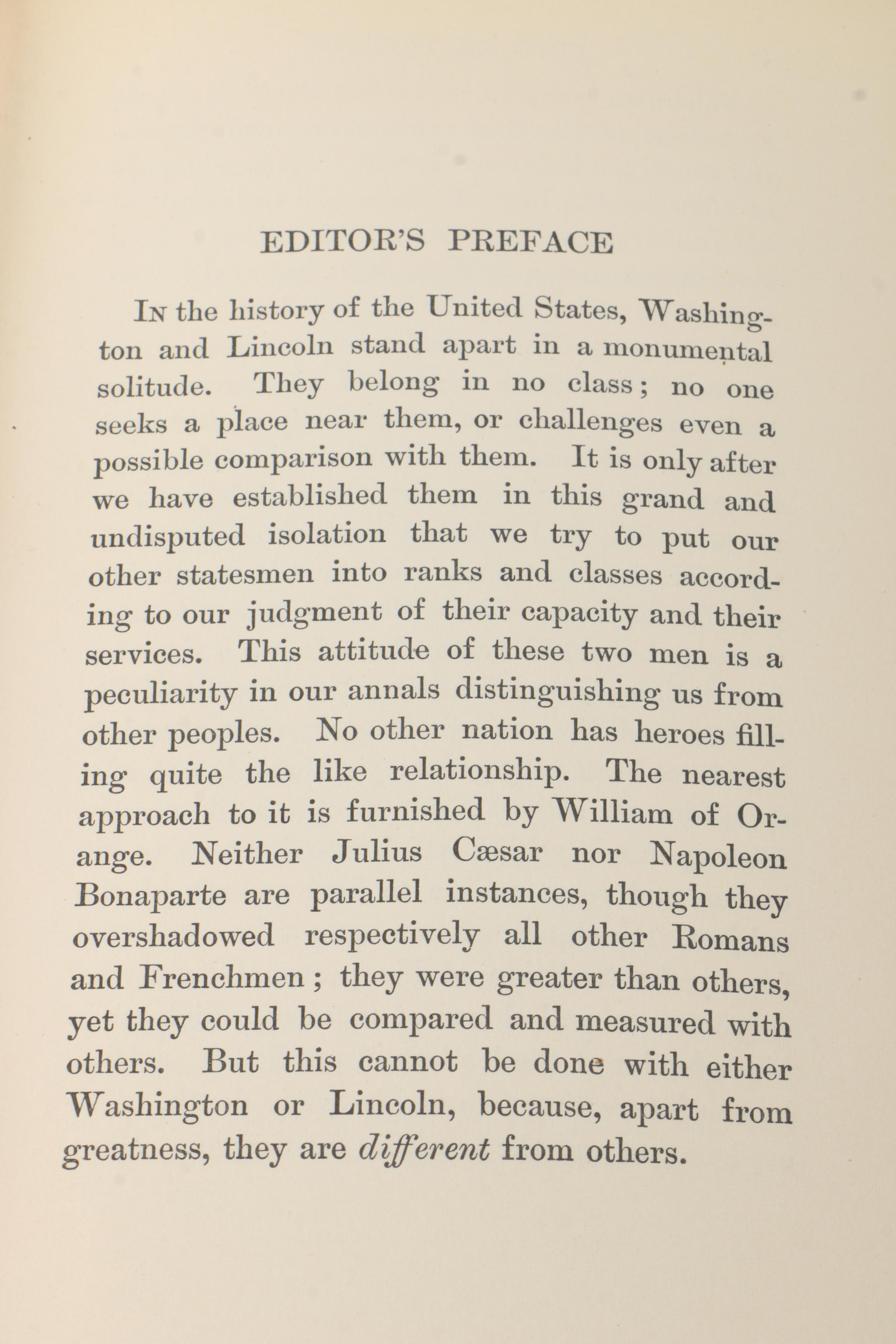 Set of "American Statesman"