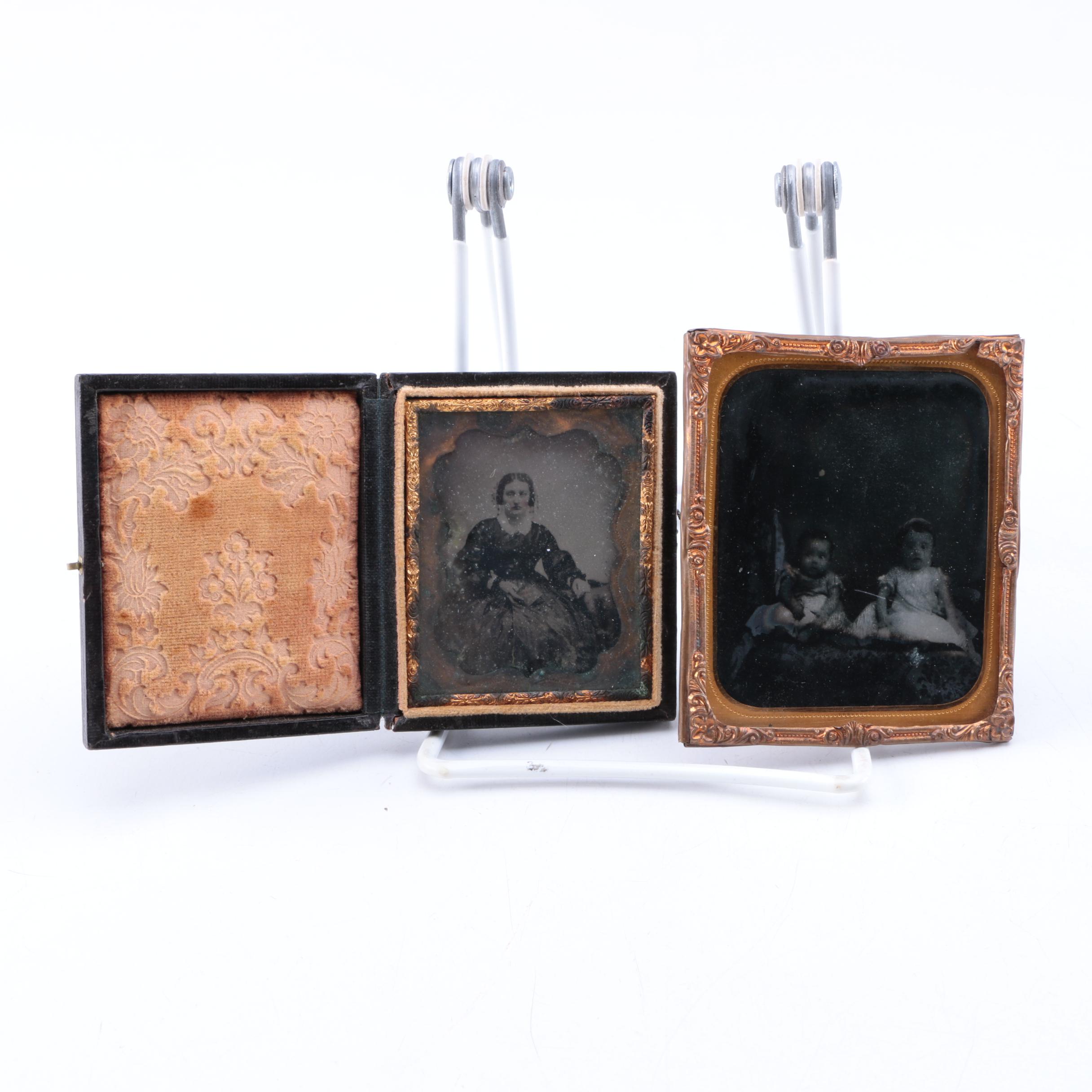 Pair of Antique Daguerreotypes
