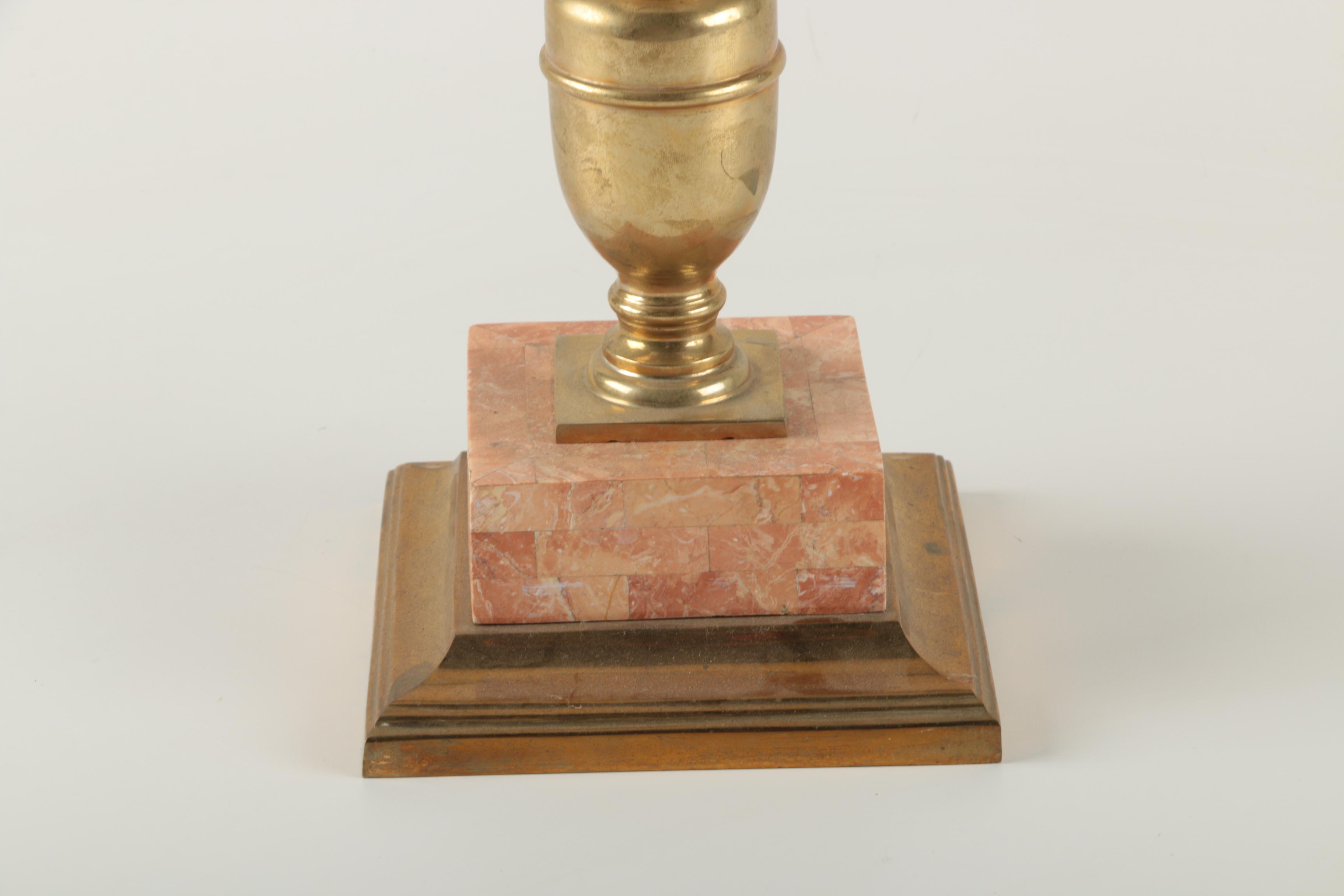 Vintage Hand Made Brass Candle Holder