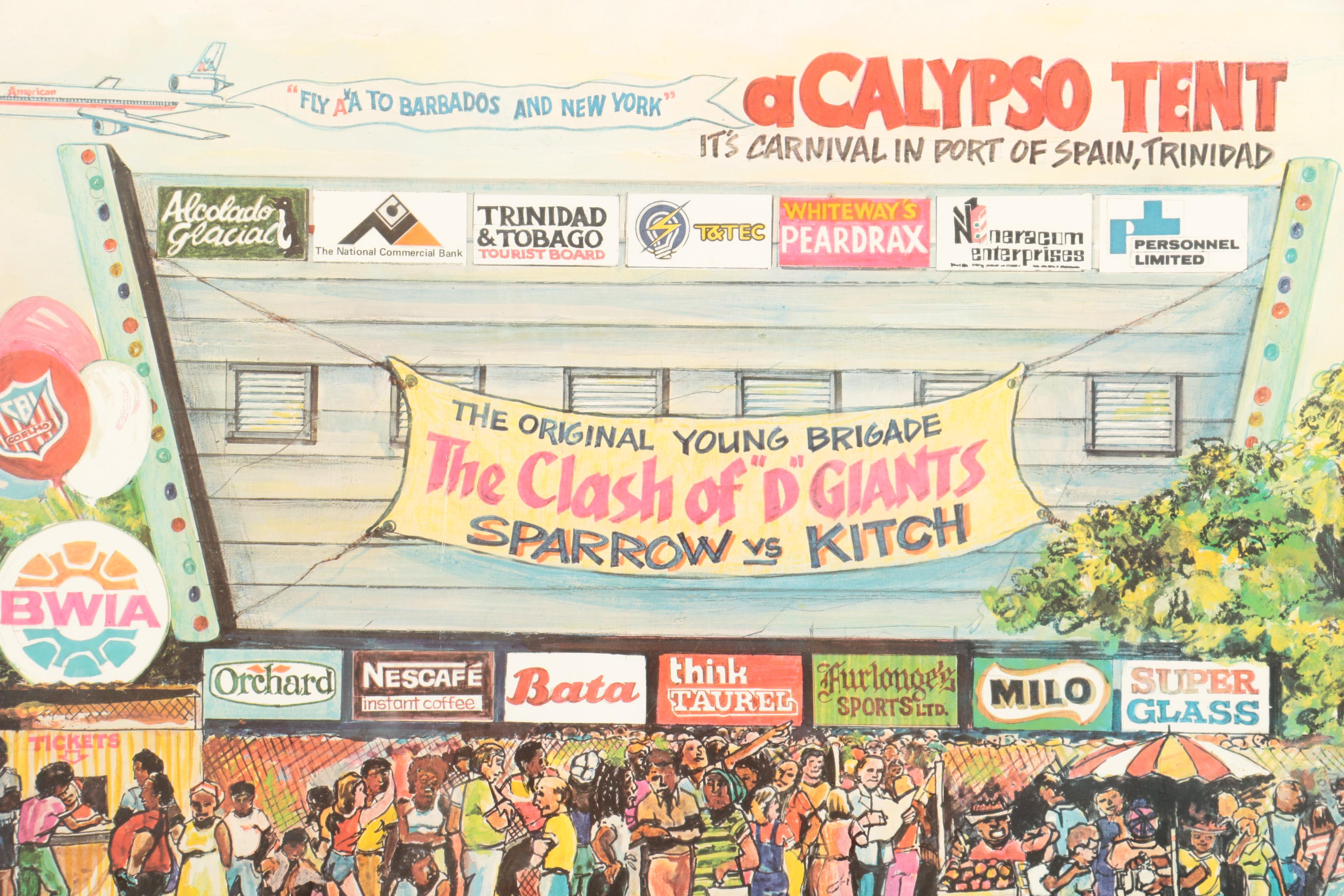 Vintage Trinidadian Travel Advertisment