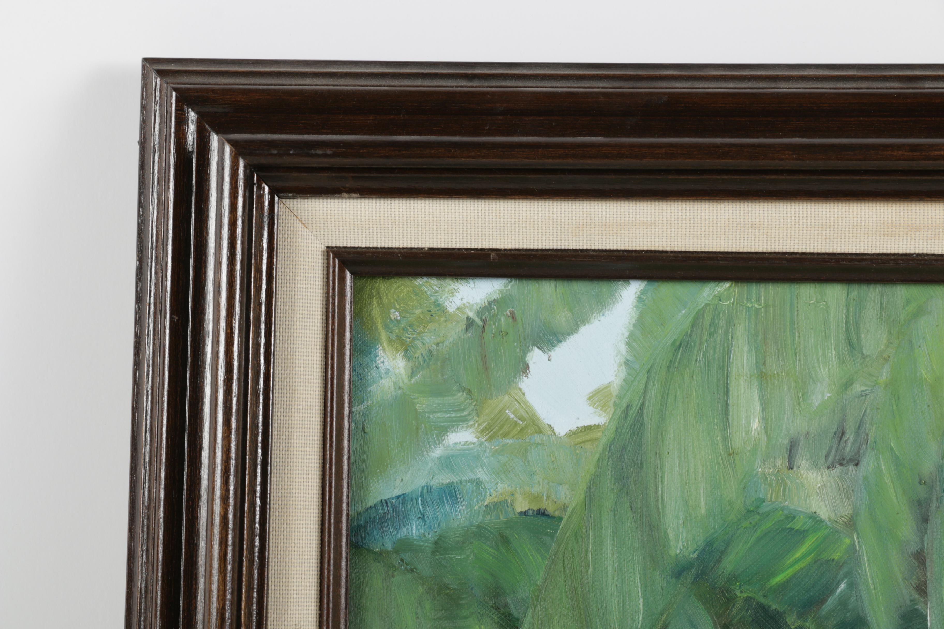 Robert Armstrong 1991 Oil Painting on Canvas "Jamaica"