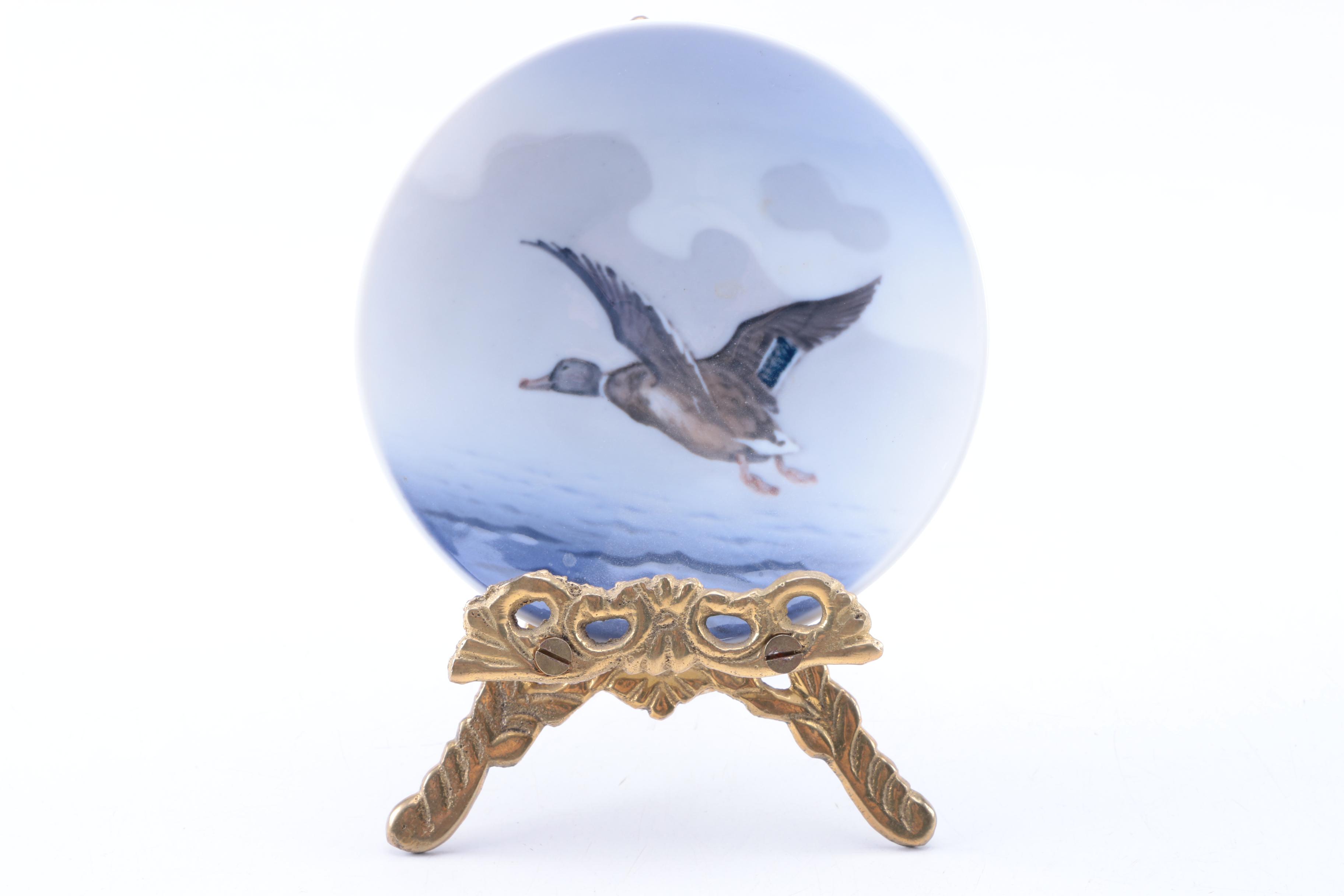 Ceramic and Metal Decor including Royal Copenhagen