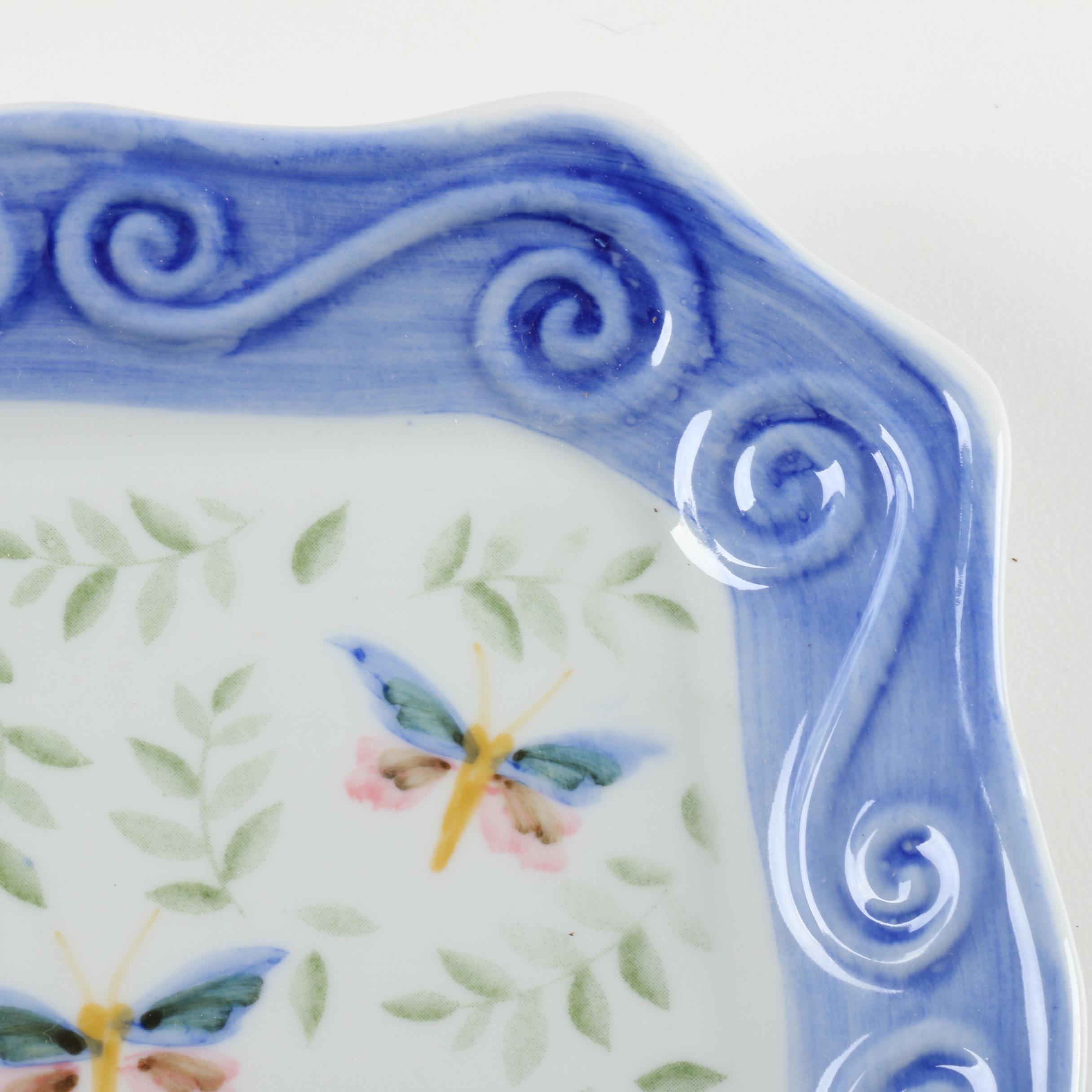 Andrea by Sadek Hand-Painted Ceramic Dishes