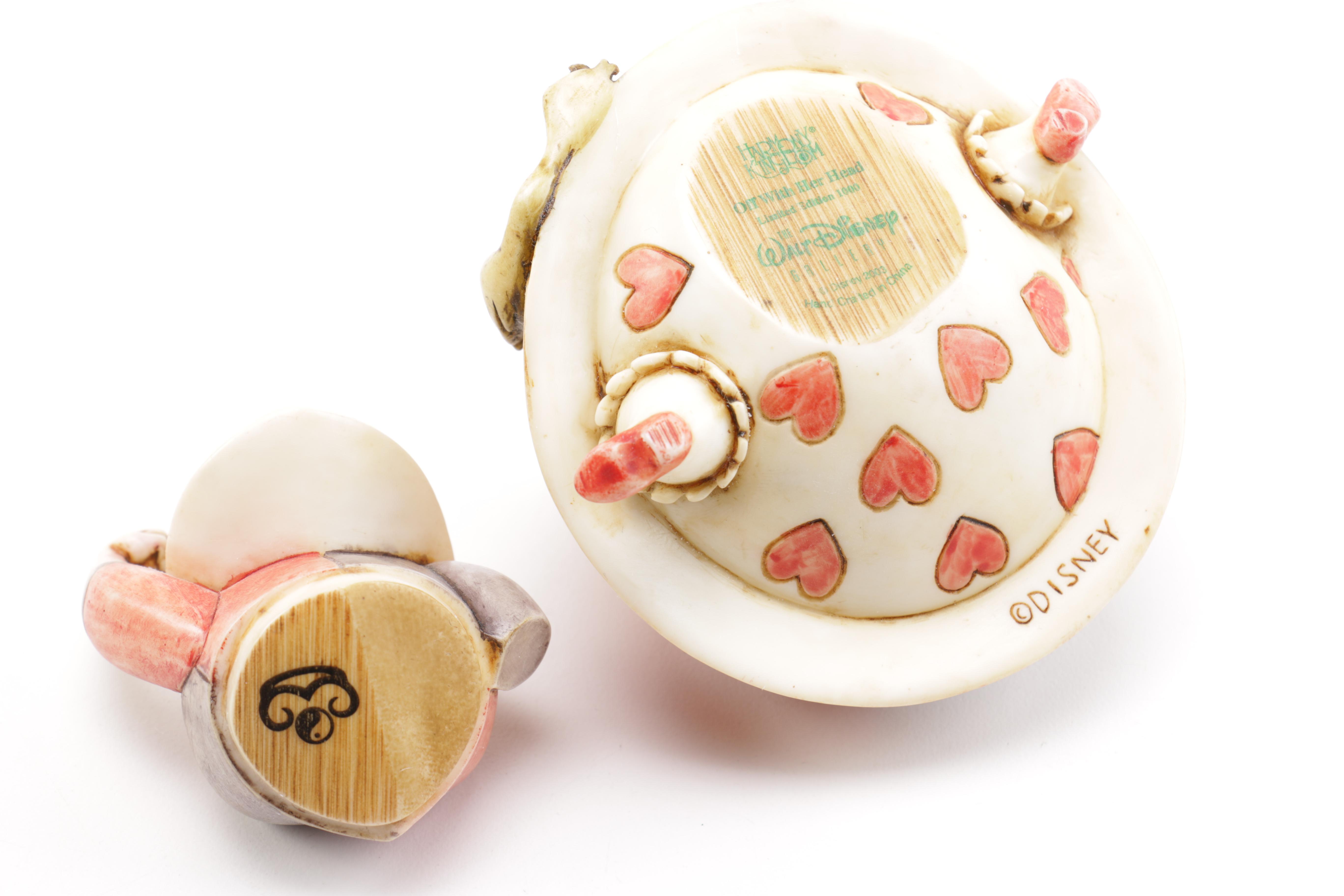 Limited Edition Walt Disney Harmony Kingdom Resin Trinket Boxes