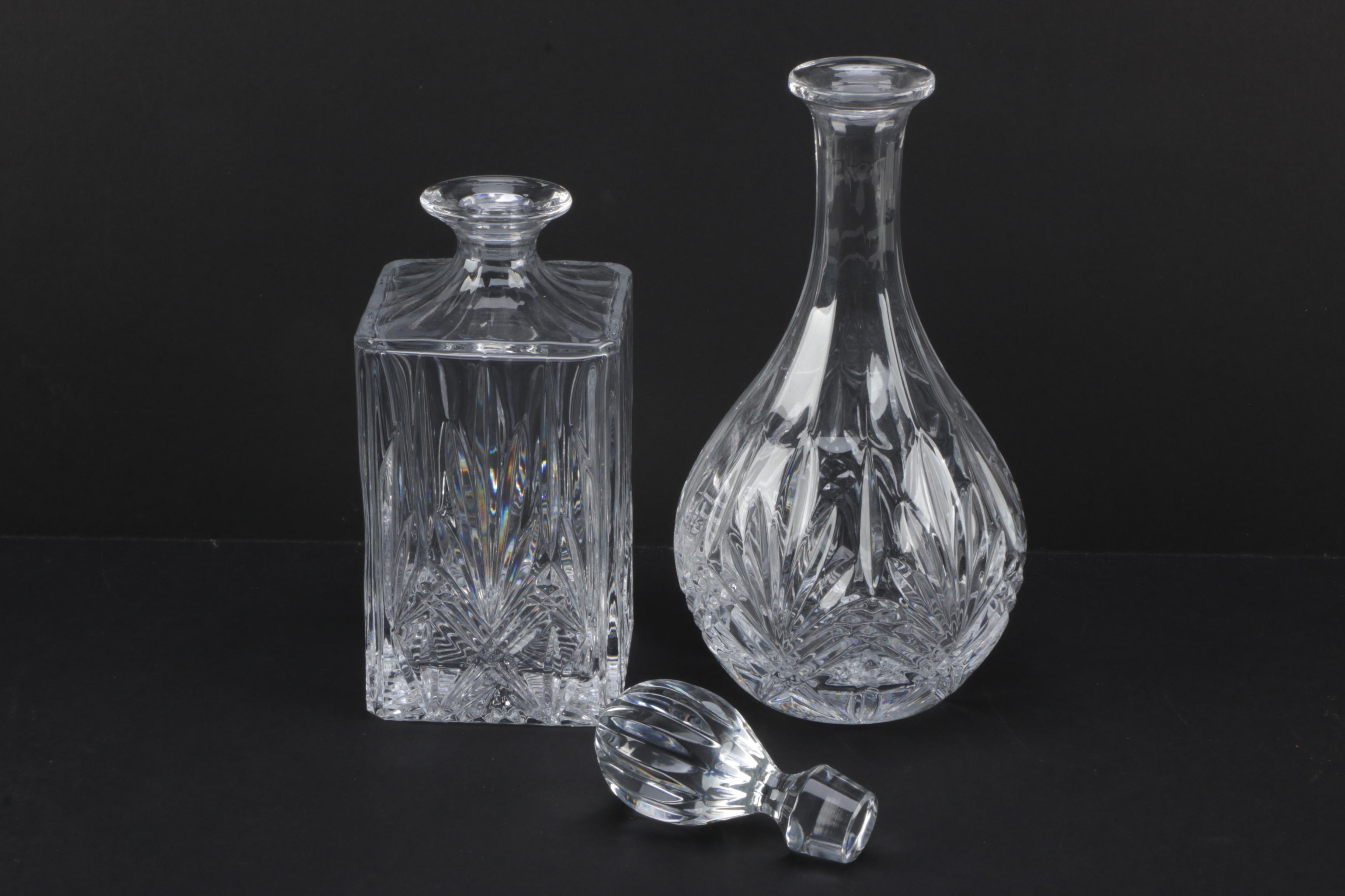 Imperial Estate Crystal Decanters