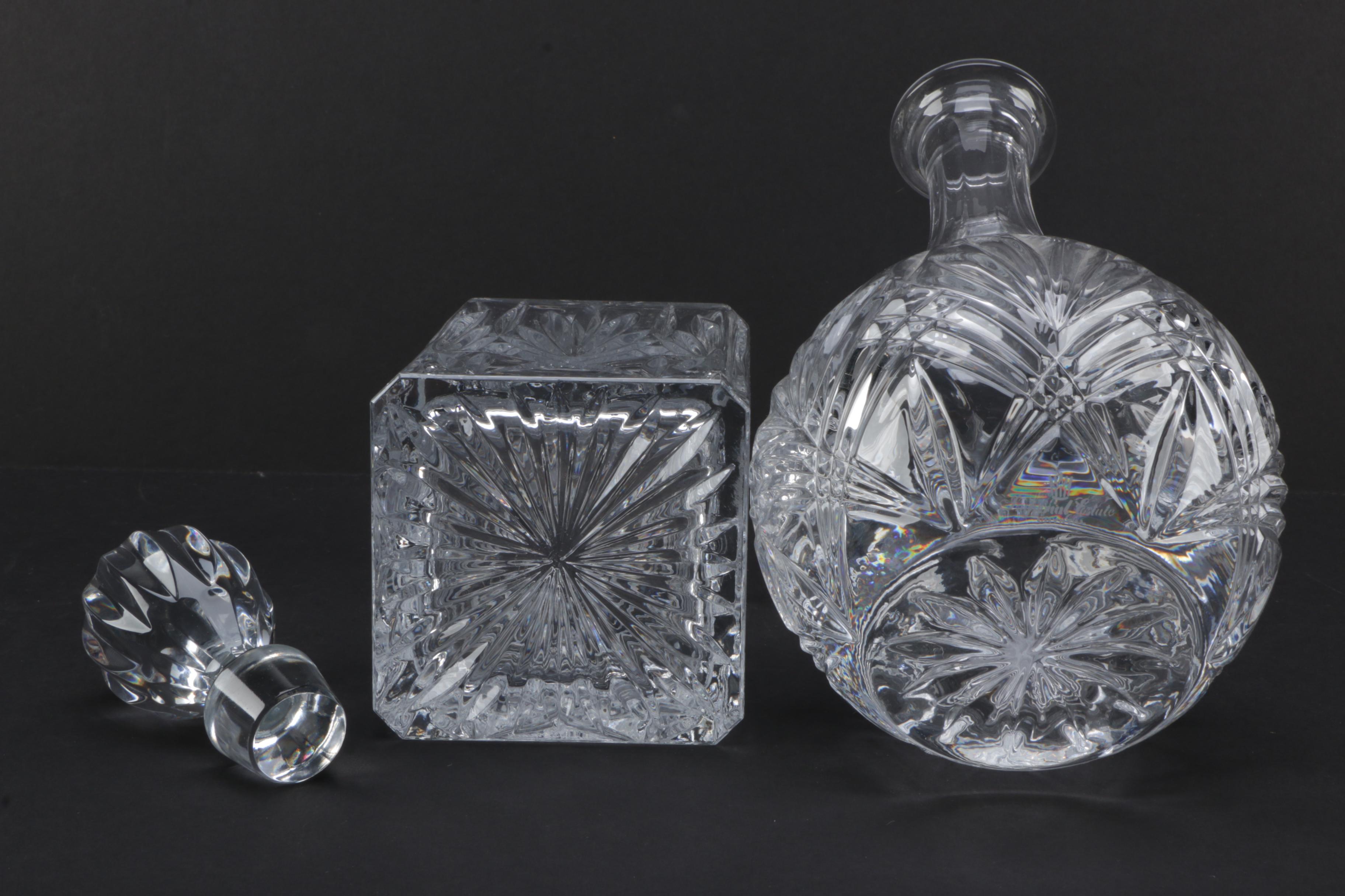 Imperial Estate Crystal Decanters