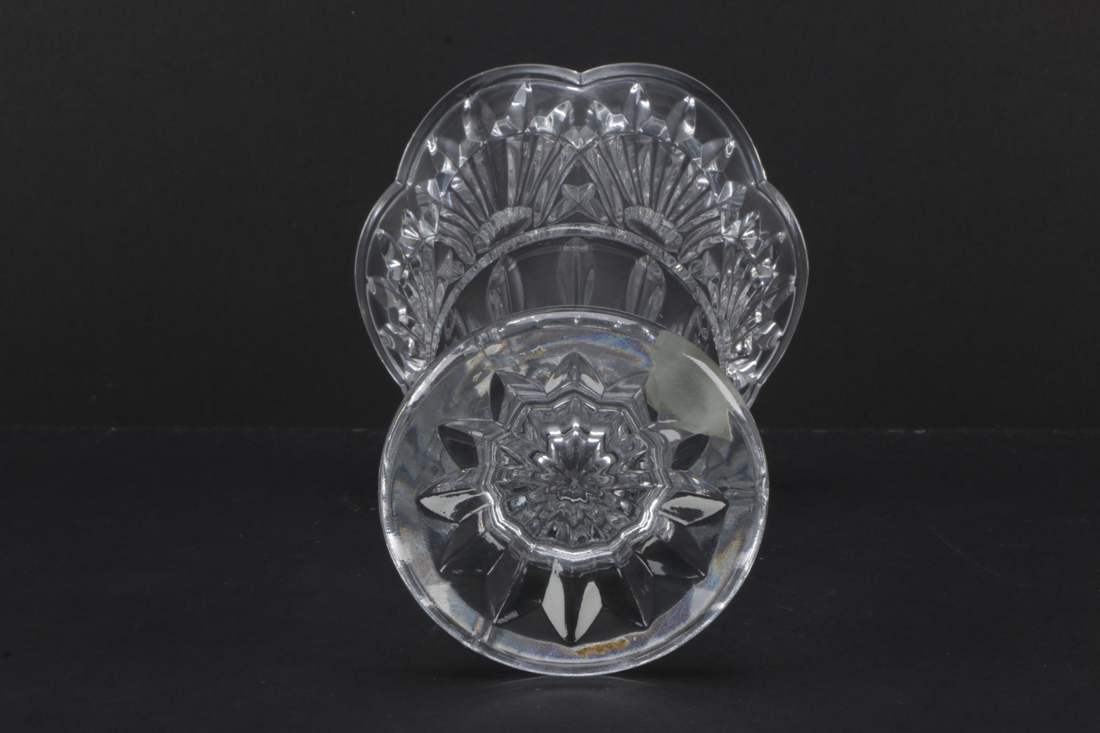 Shannon Crystal Designs of Ireland Vase with Rose Bowl