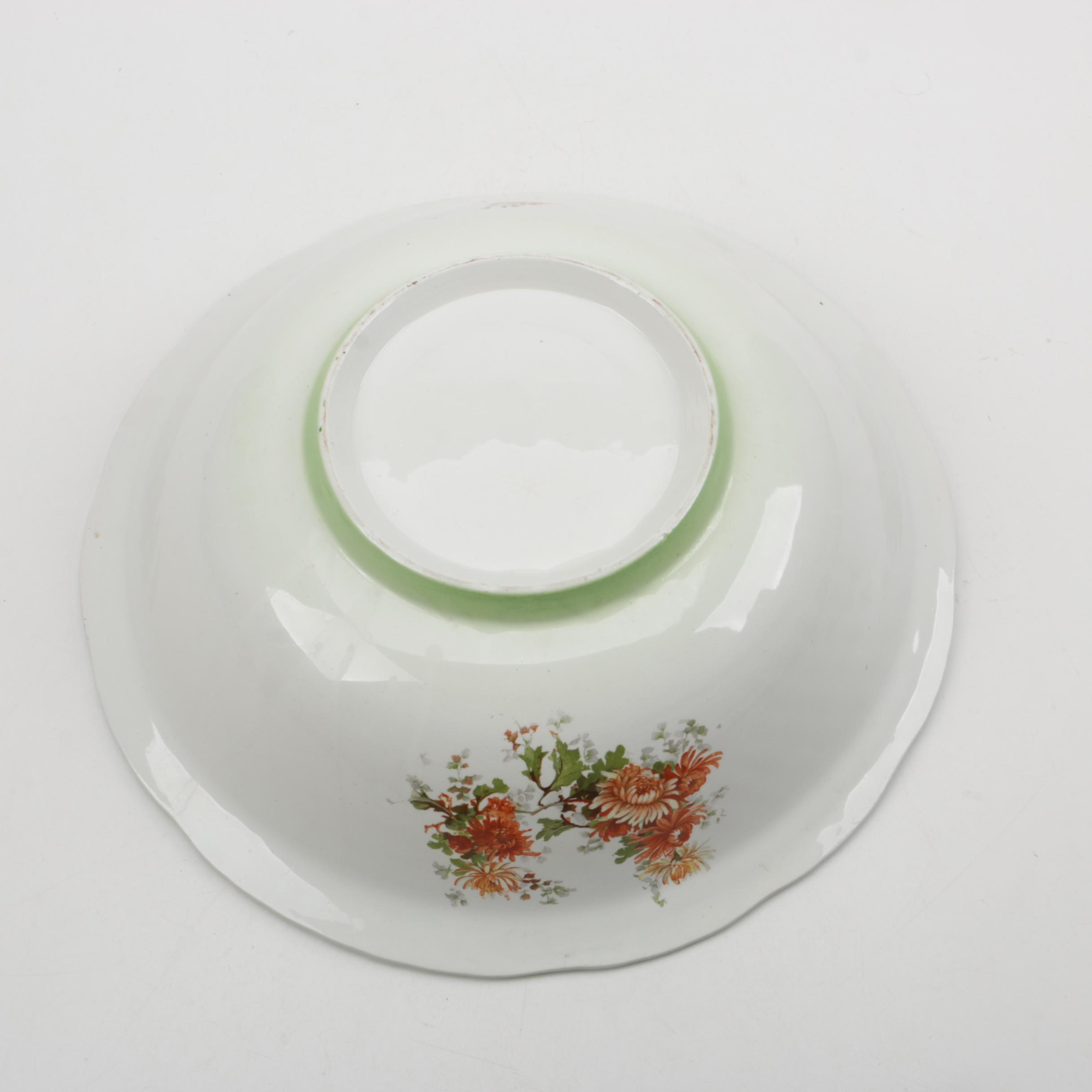 Vintage Glazed Ceramic Wash Basin