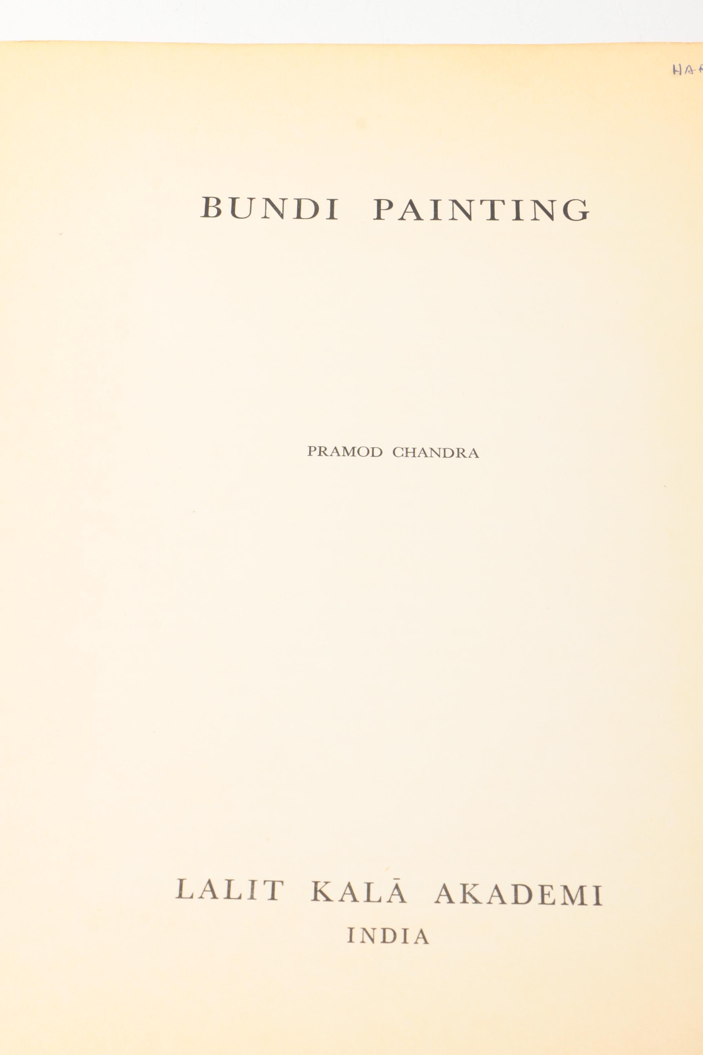 1959 "Bundi Painting" and 1957 "Mewar Painting" by Lalit Kala Akademi
