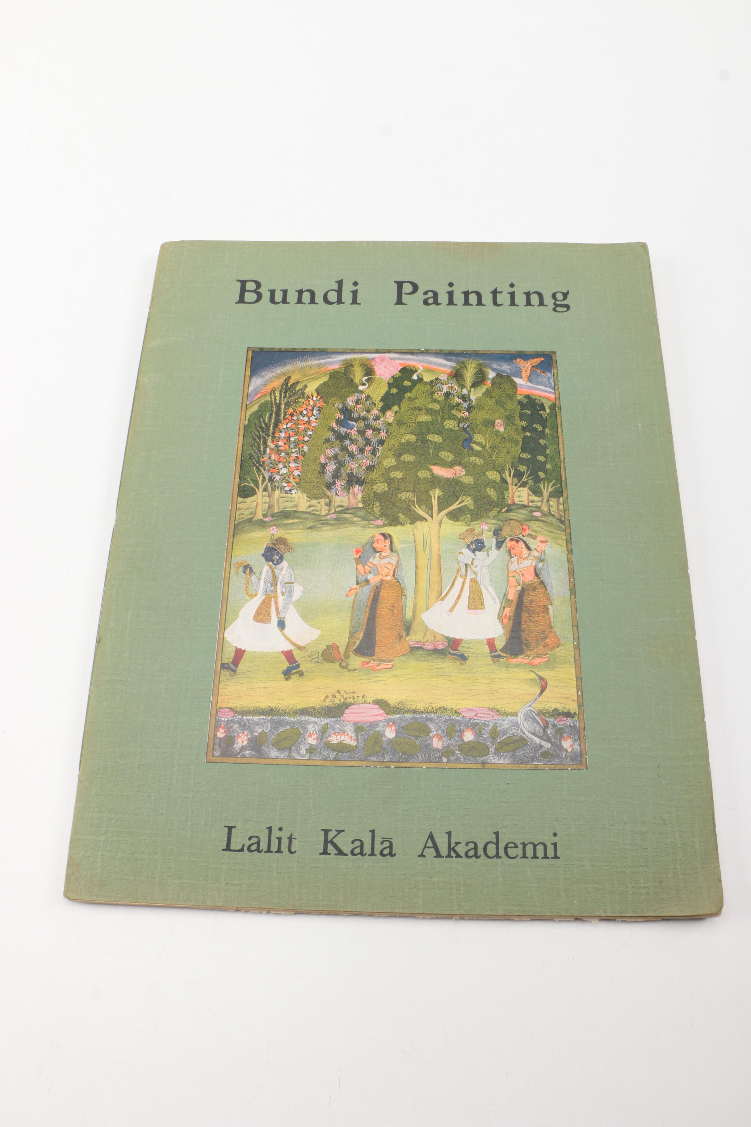 1959 "Bundi Painting" and 1957 "Mewar Painting" by Lalit Kala Akademi