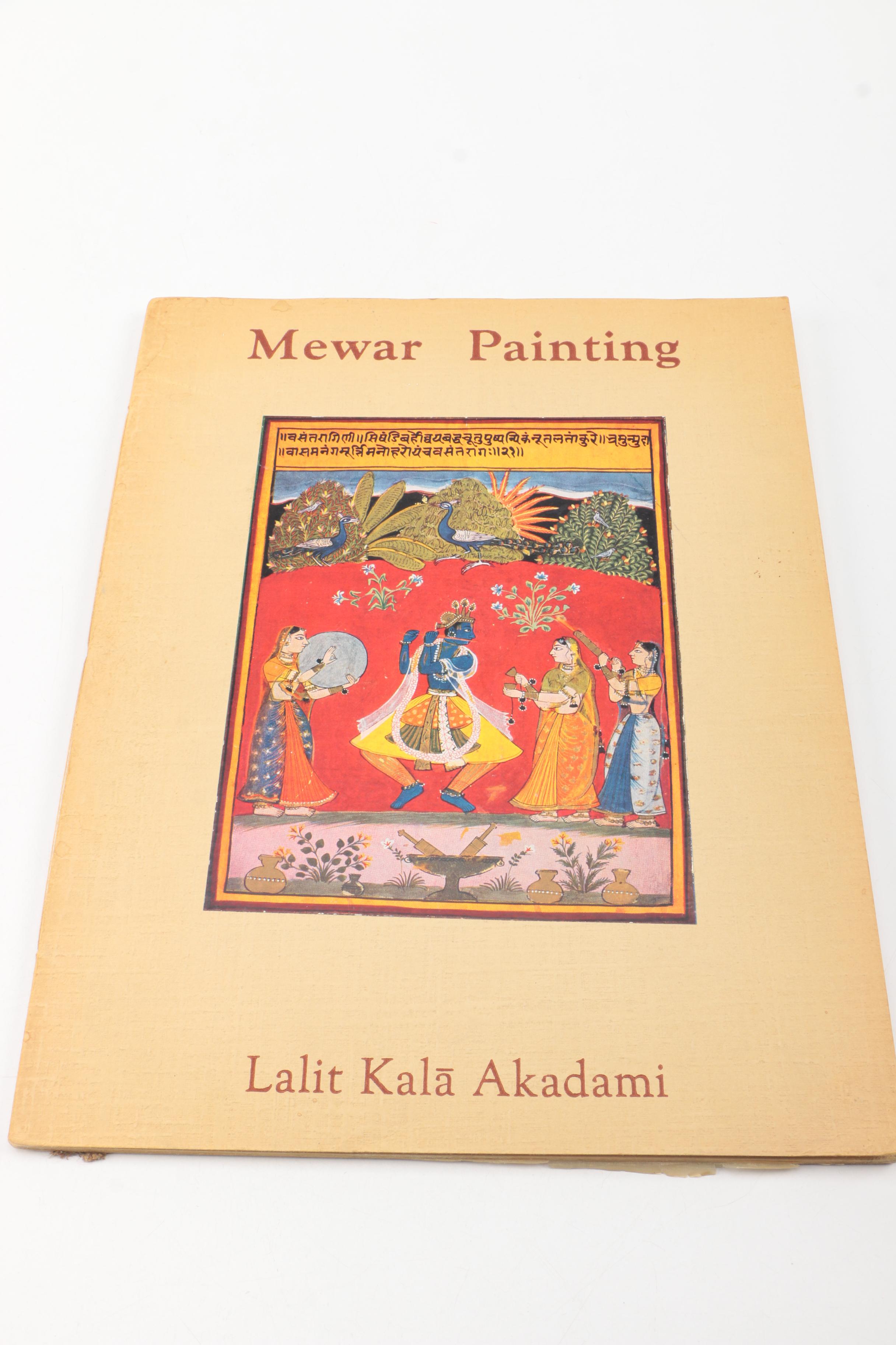1959 "Bundi Painting" and 1957 "Mewar Painting" by Lalit Kala Akademi