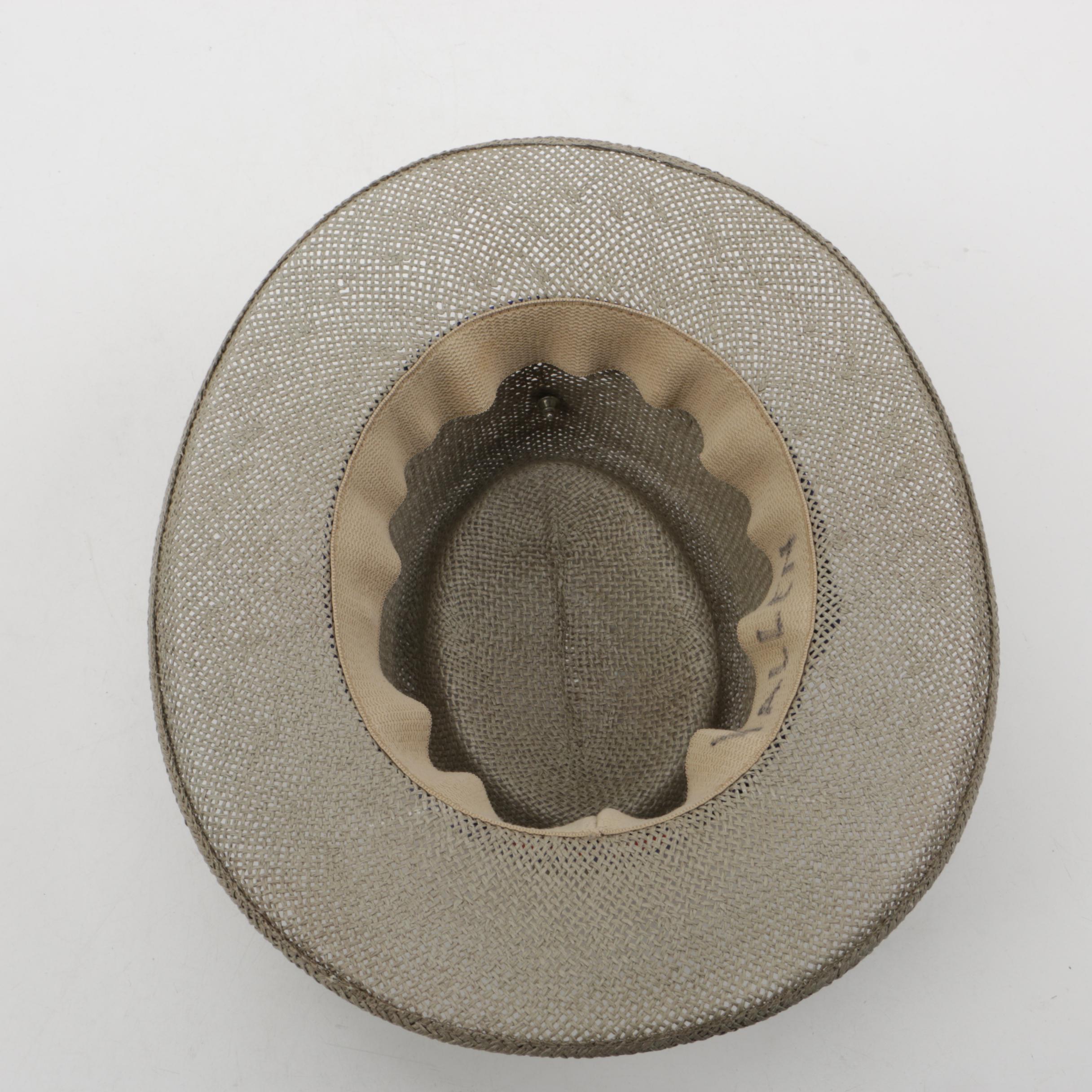 Hanes Straw Hat with 1996 Atlanta Olympic Pins