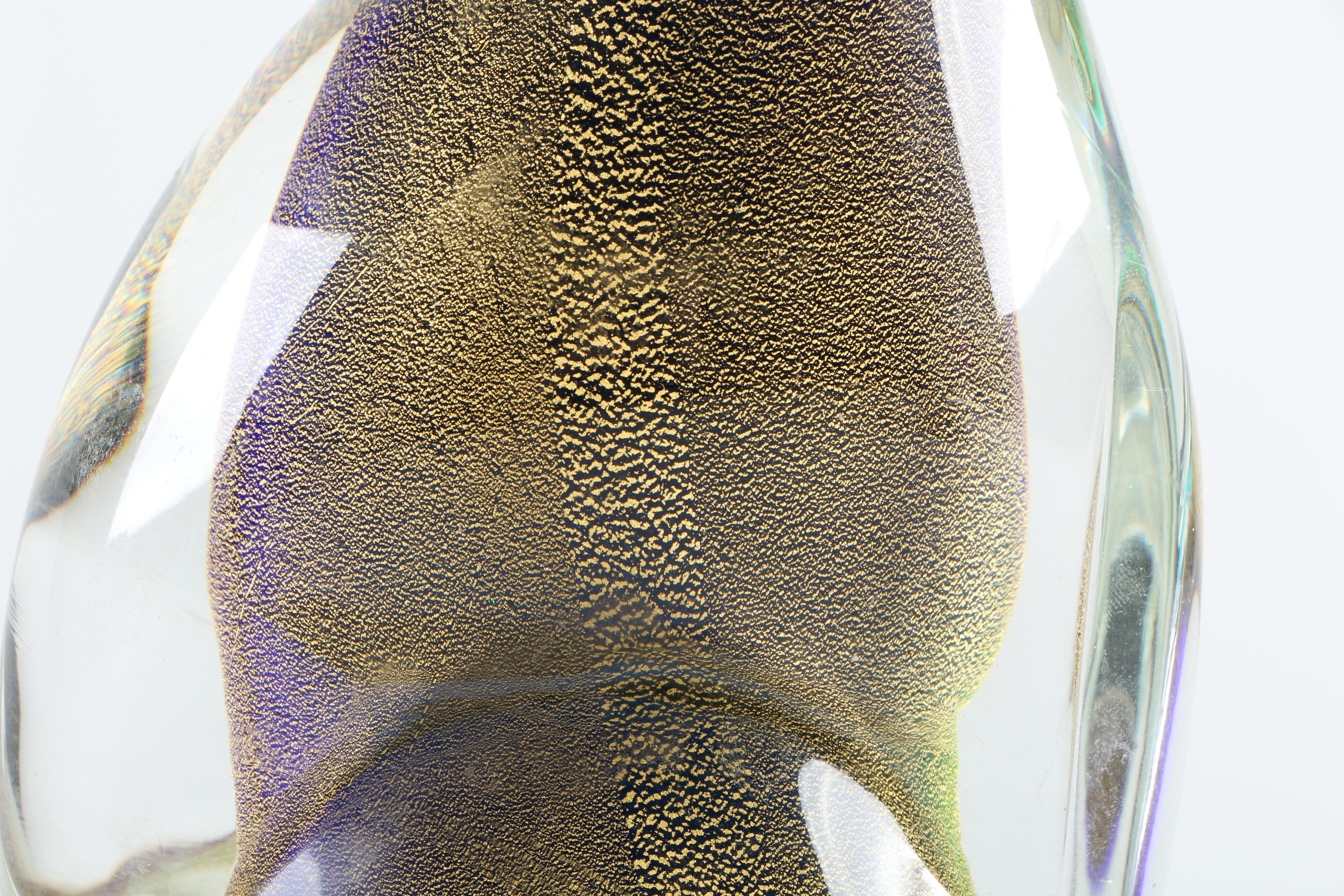 Blown Art Glass Murano Cat Figurine