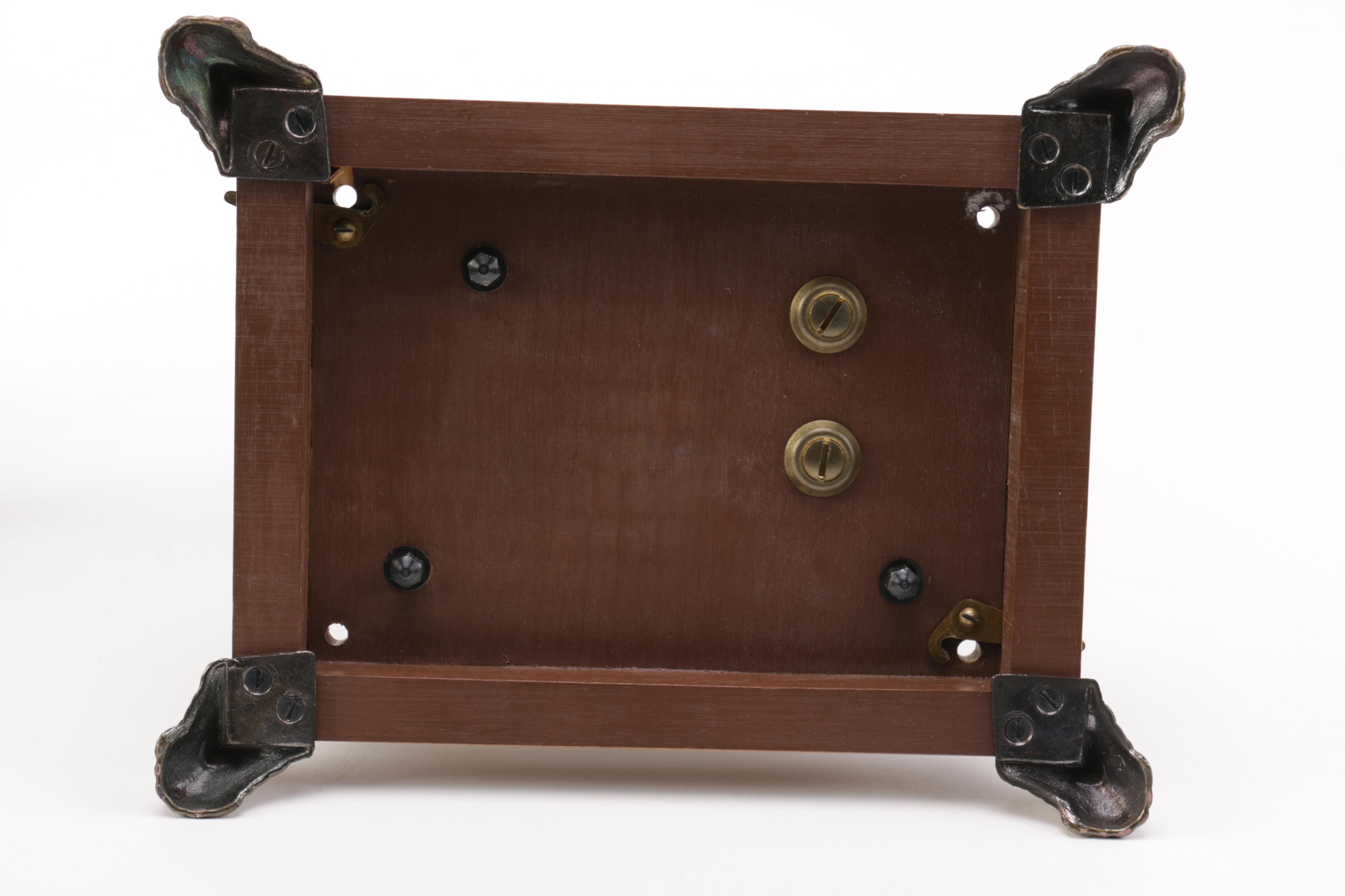 Vintage Schatz German Carriage Style Mantel Clock