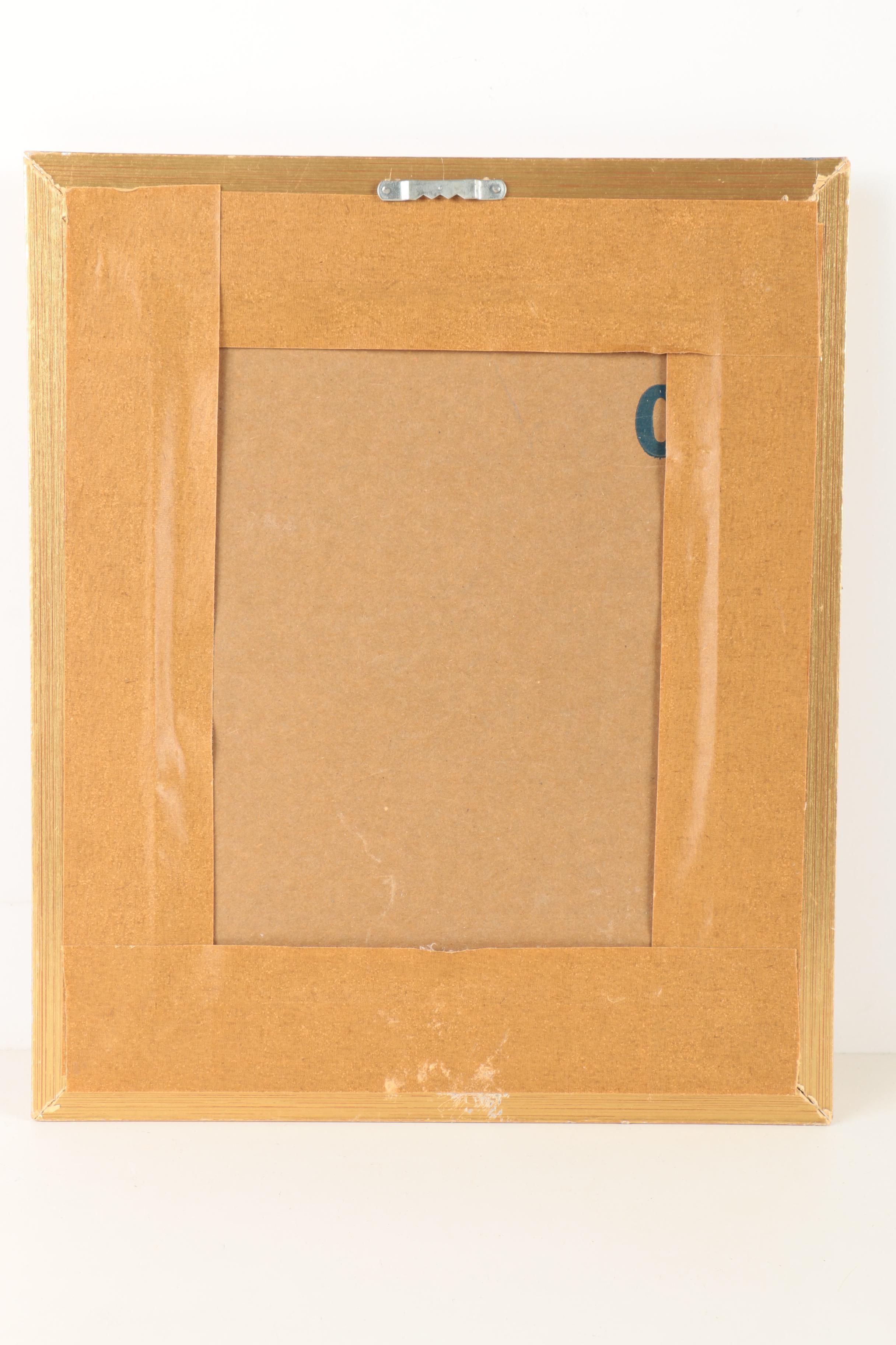 Framed Reproduction Print on Paper