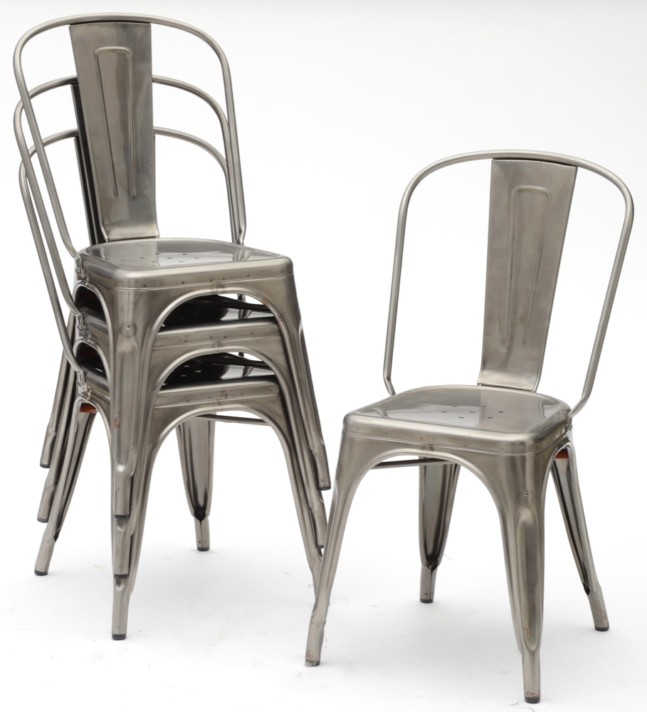 French Tolix Cafe Chairs