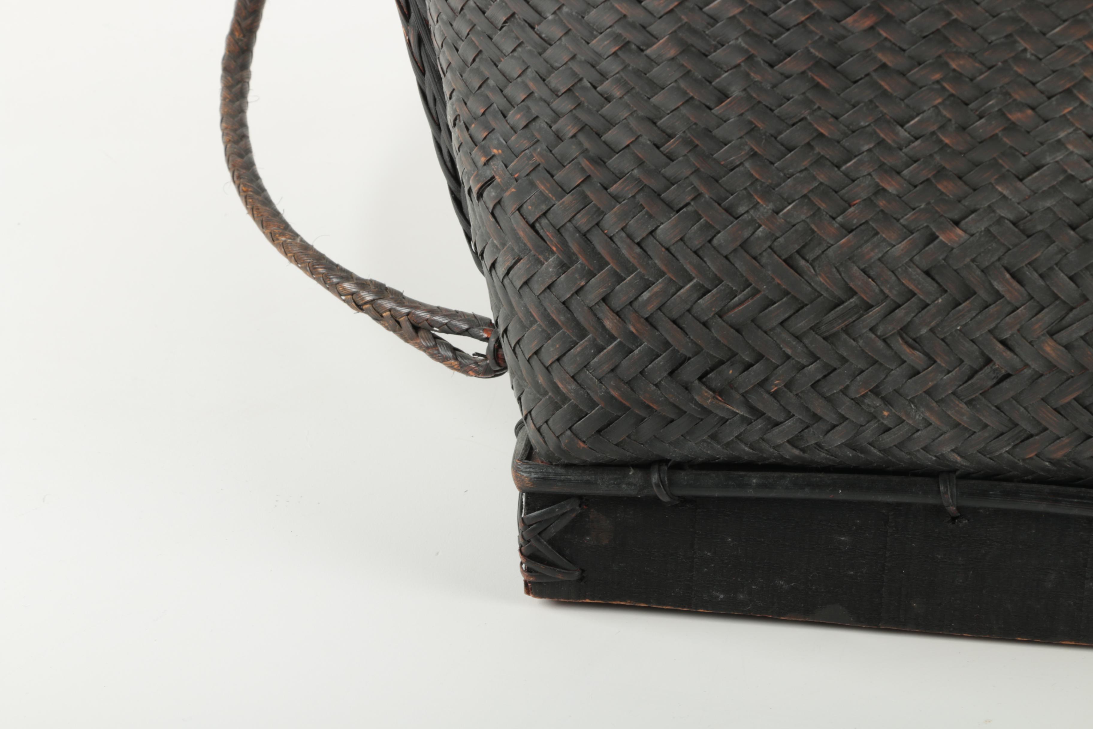 Woven Backpack Basket