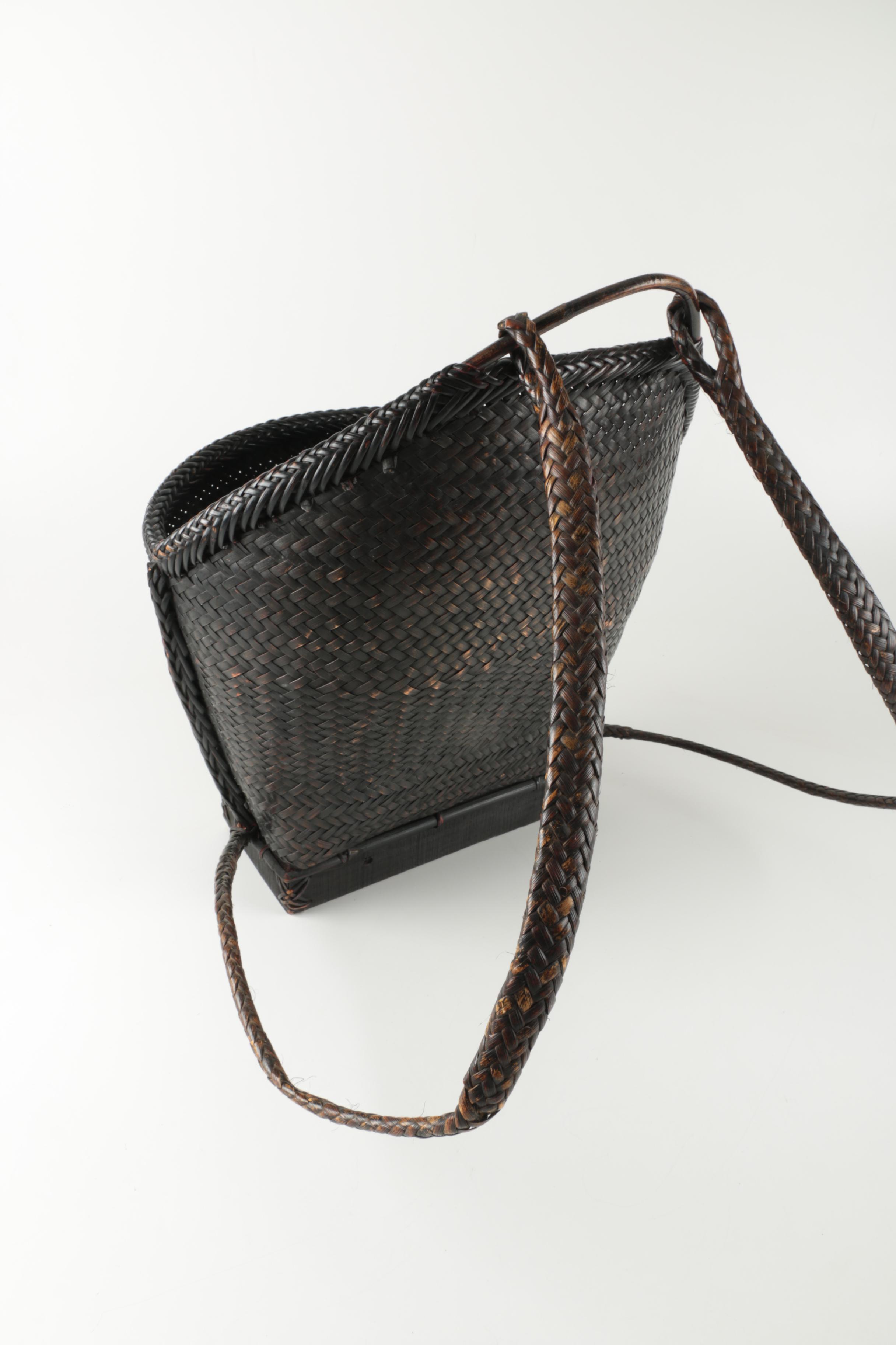 Woven Backpack Basket