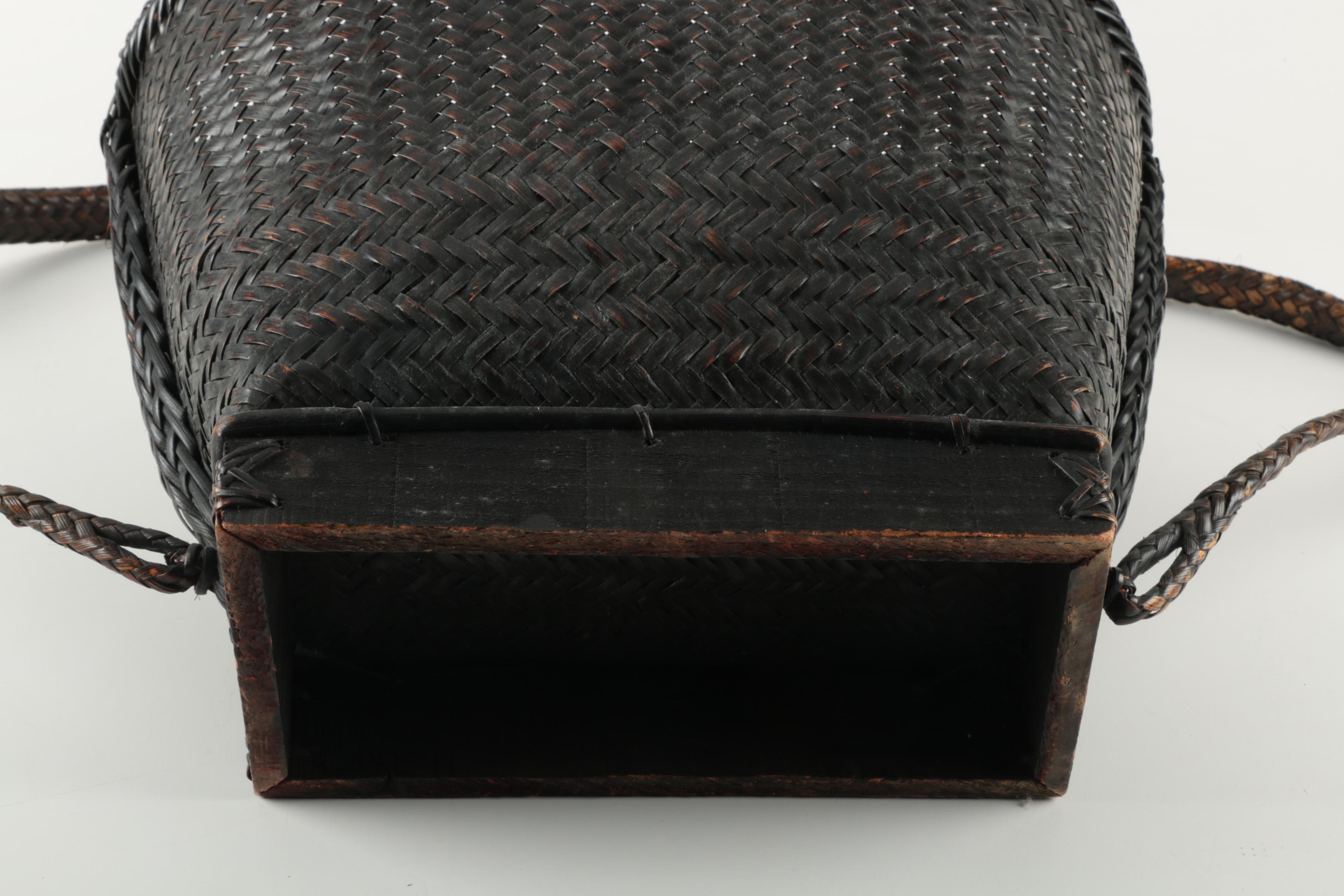 Woven Backpack Basket