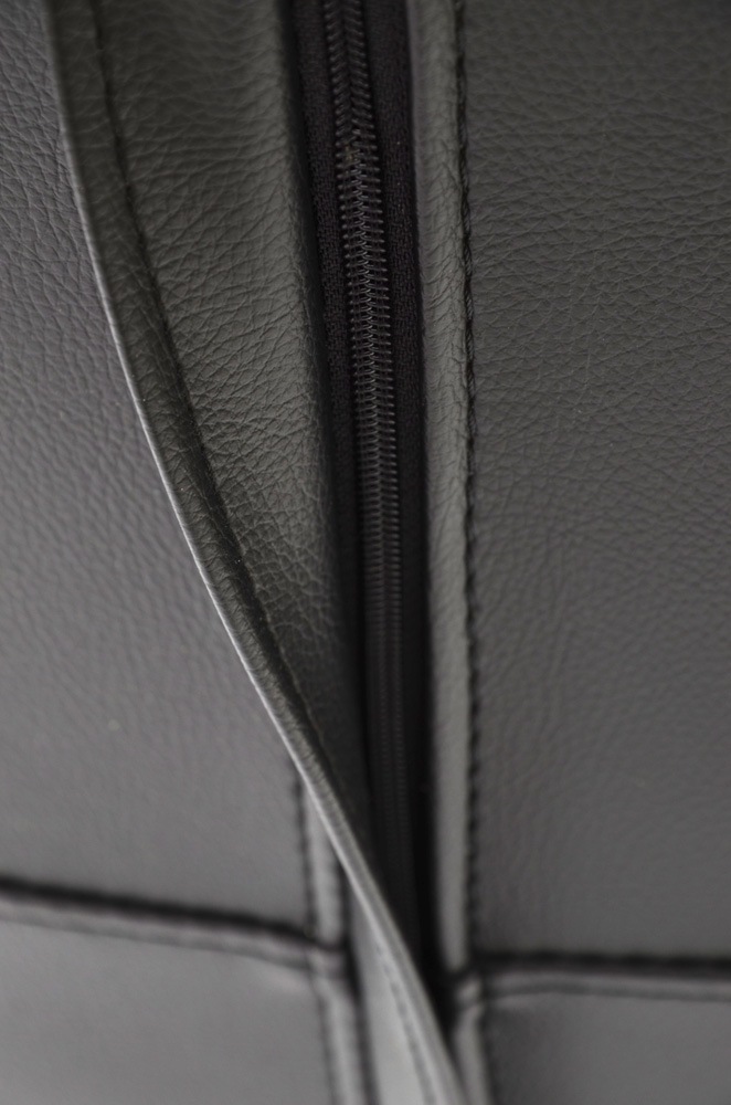 Black Vinyl Cocoon Chair