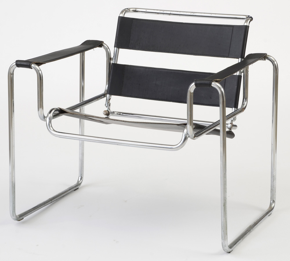 Pair of Modern "Wassily" Style Armchairs