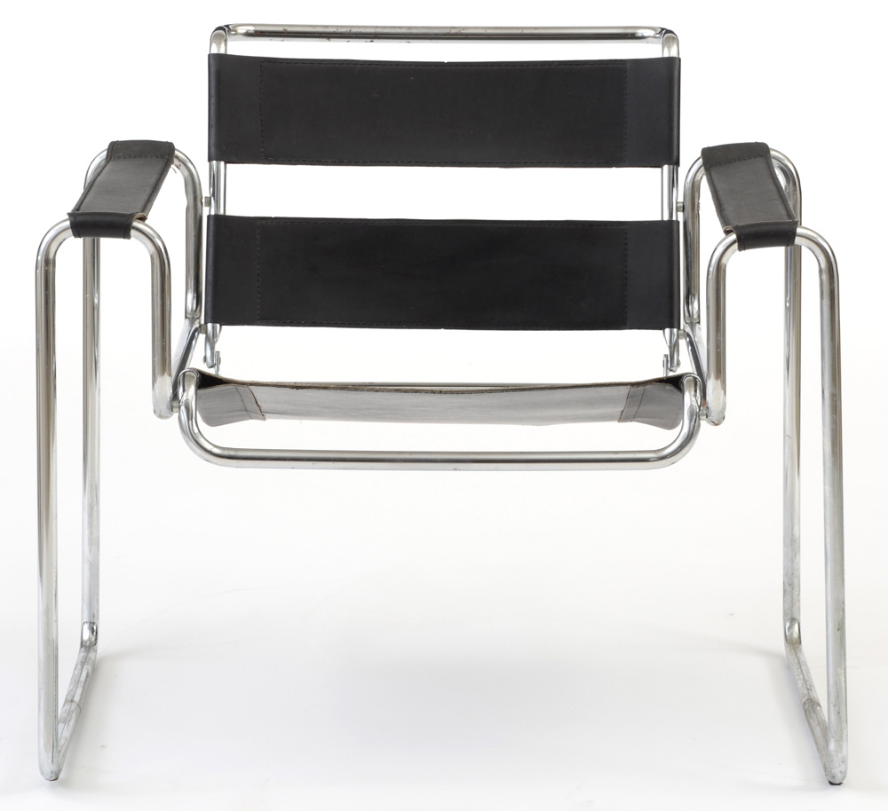 Pair of Modern "Wassily" Style Armchairs