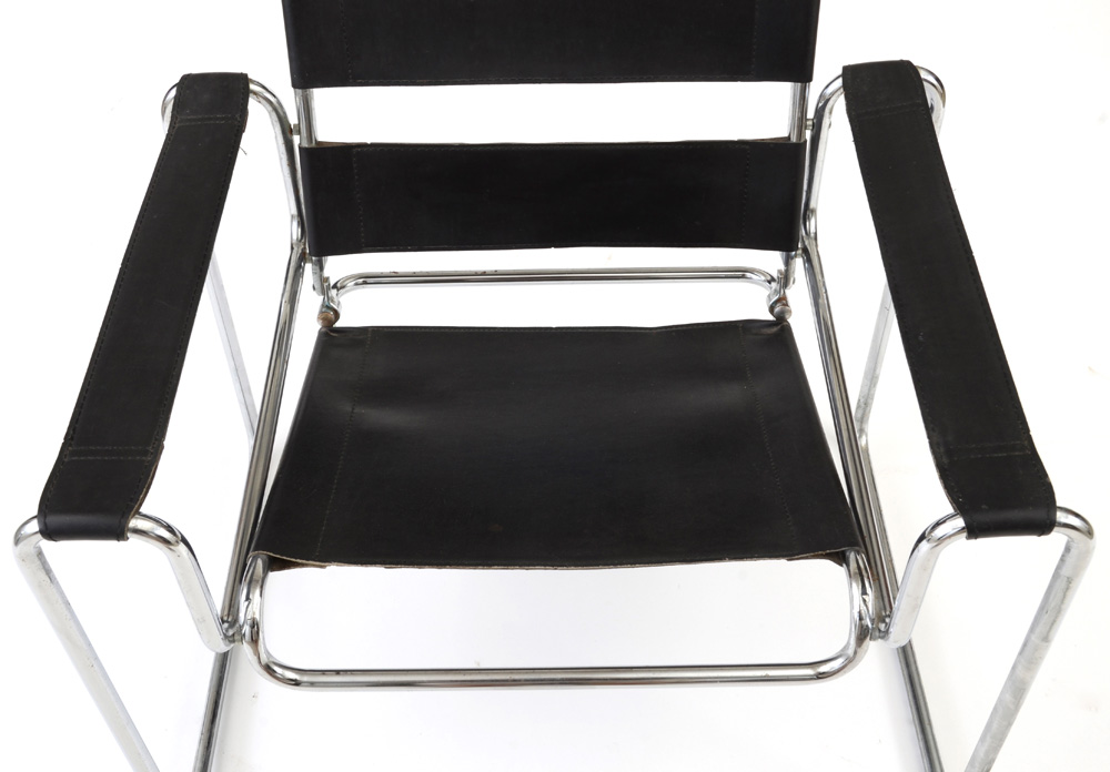 Pair of Modern "Wassily" Style Armchairs