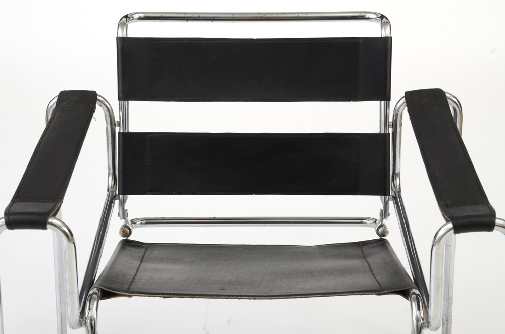 Pair of Modern "Wassily" Style Armchairs