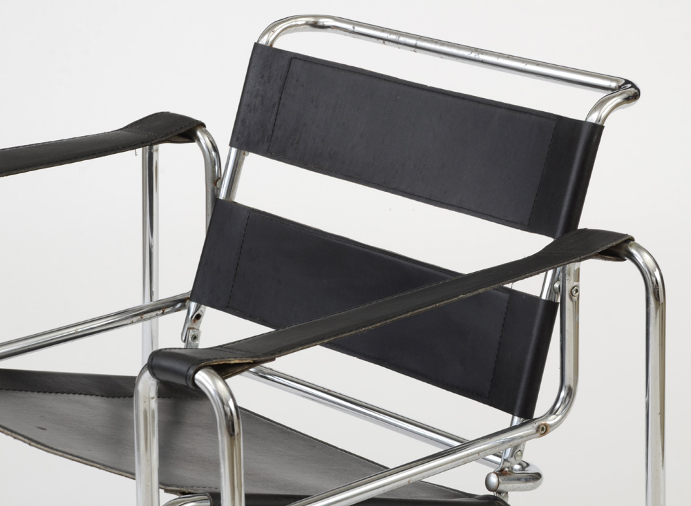 Pair of Modern "Wassily" Style Armchairs