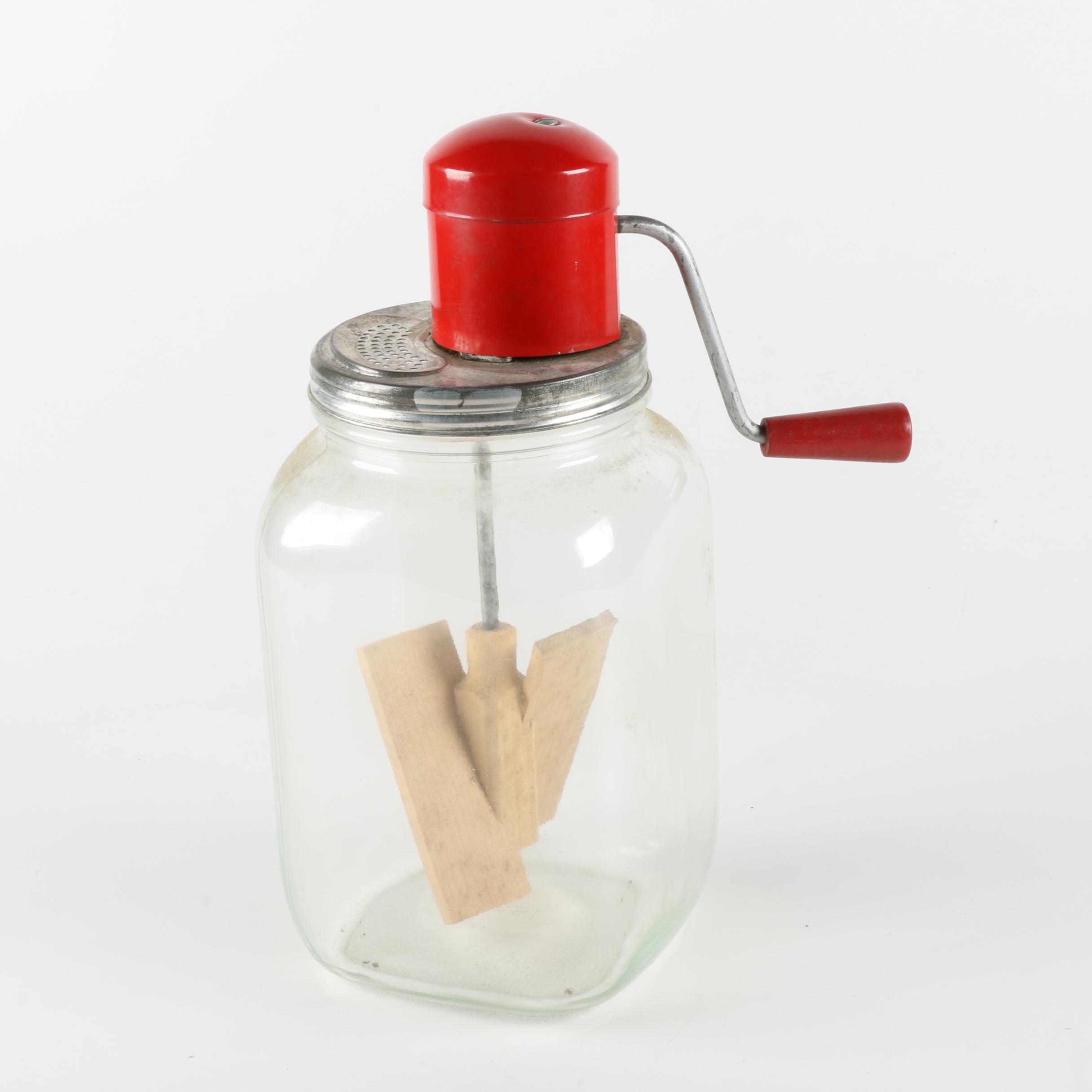 Hand Crank Mixing Jar