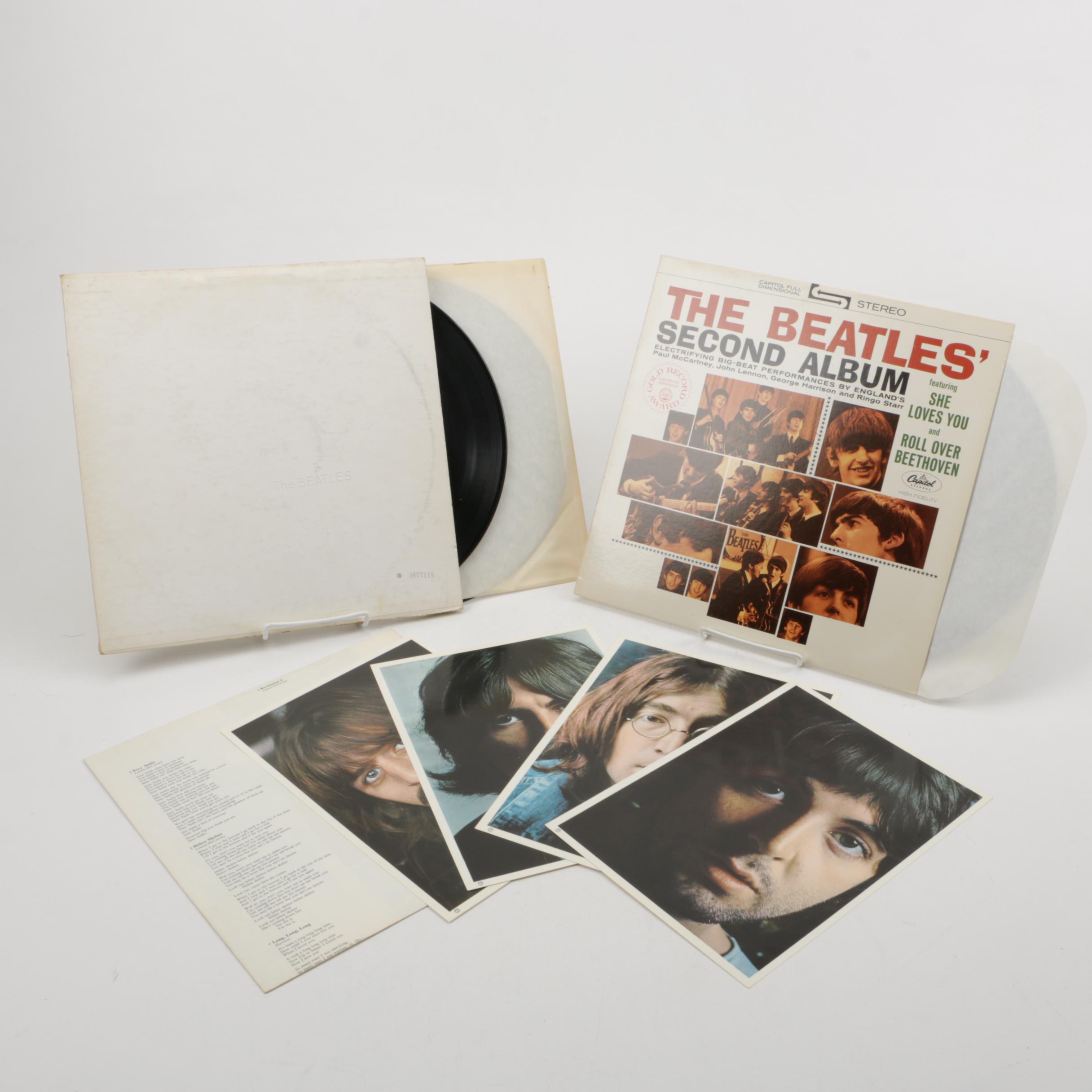 Beatles "White Album" and "Second Album" LPs