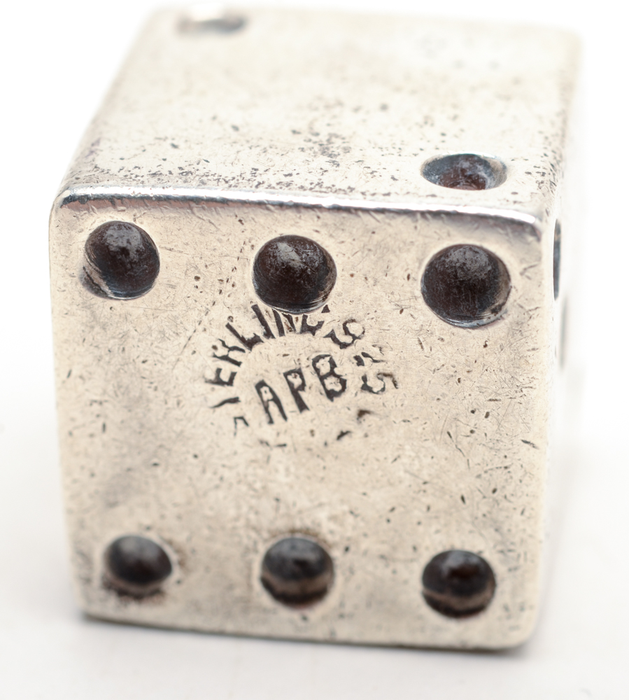 Taxco Mexican Sterling Silver Dice