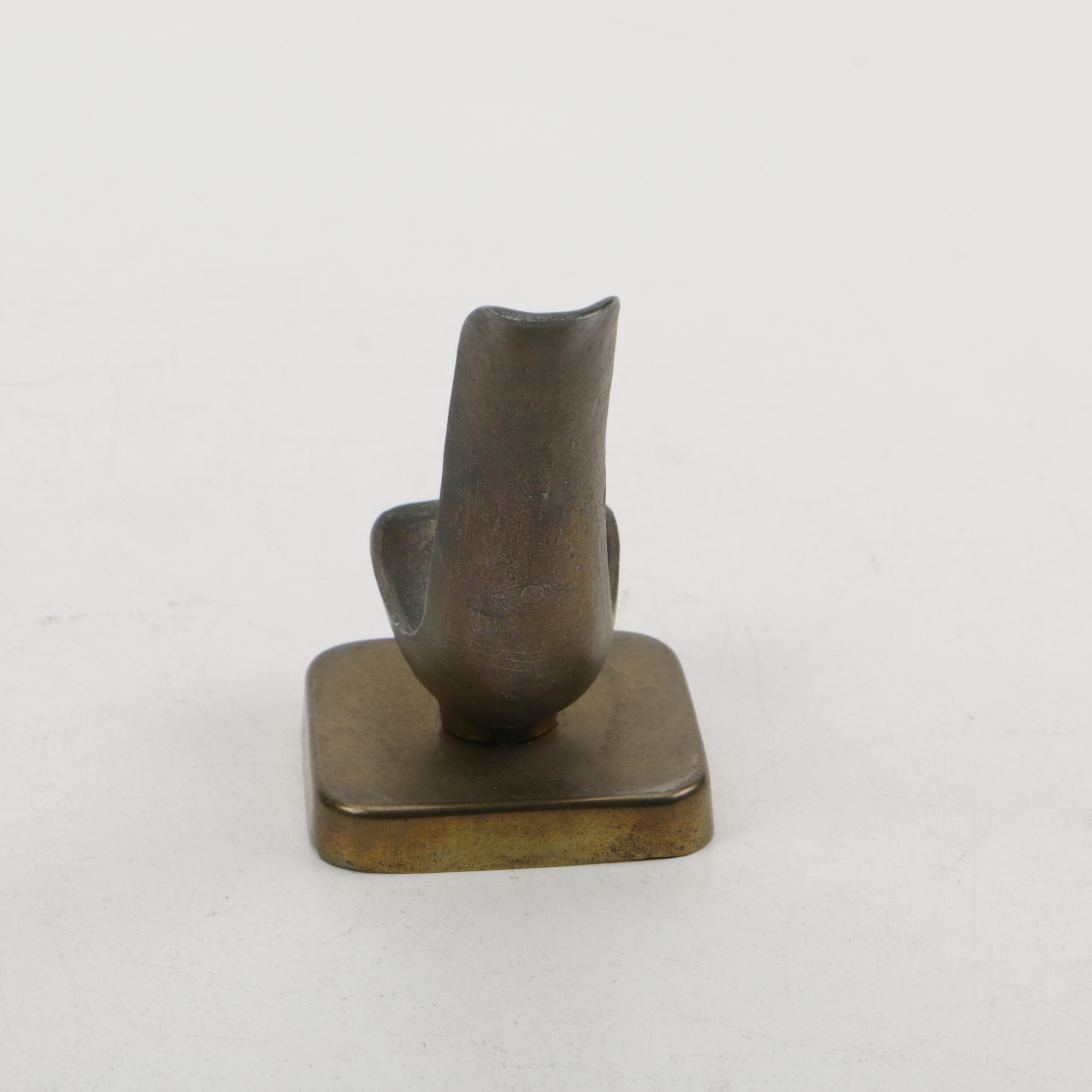 Vintage Bradley & Hubbard Brass Smoking Set