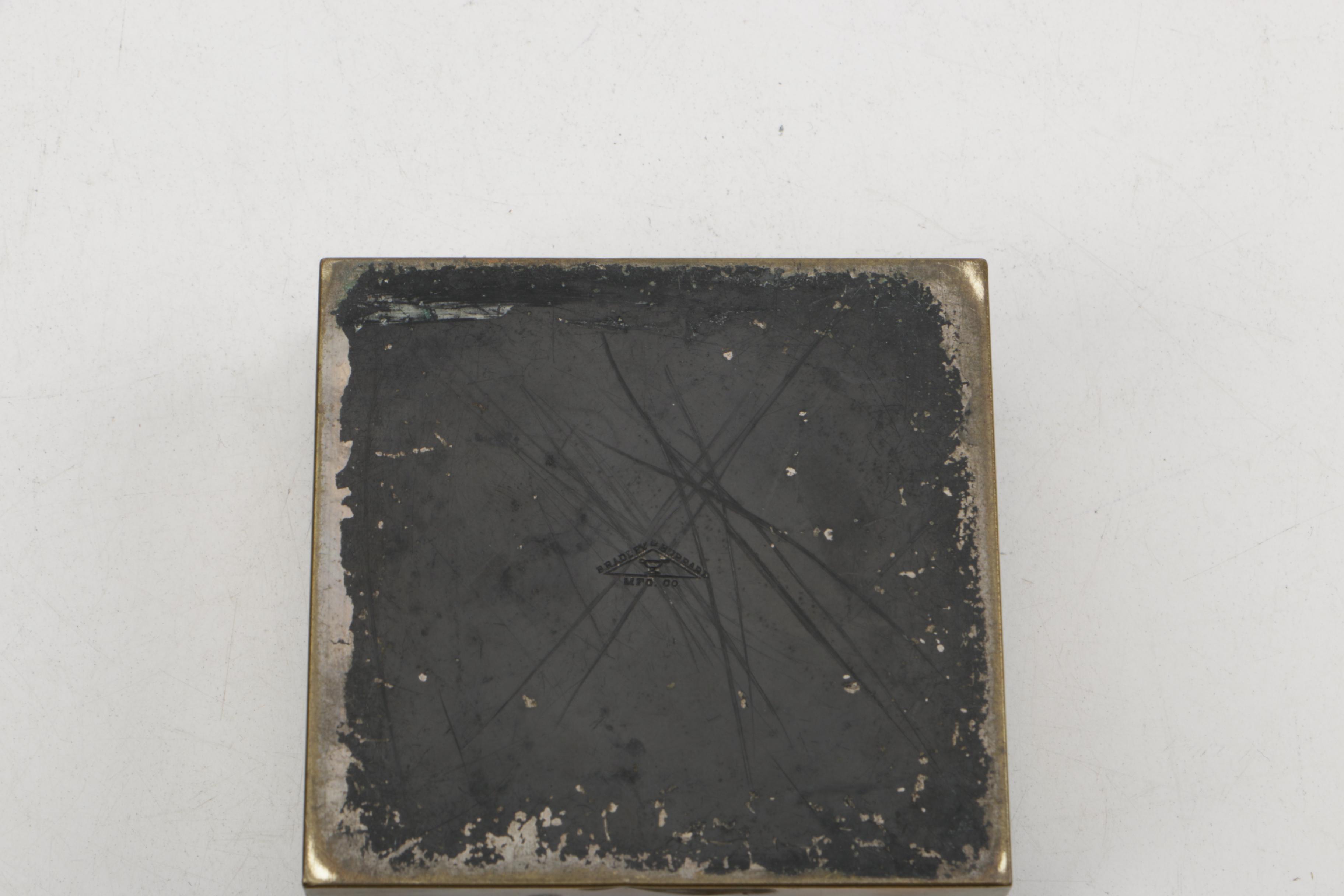 Vintage Bradley & Hubbard Brass Smoking Set