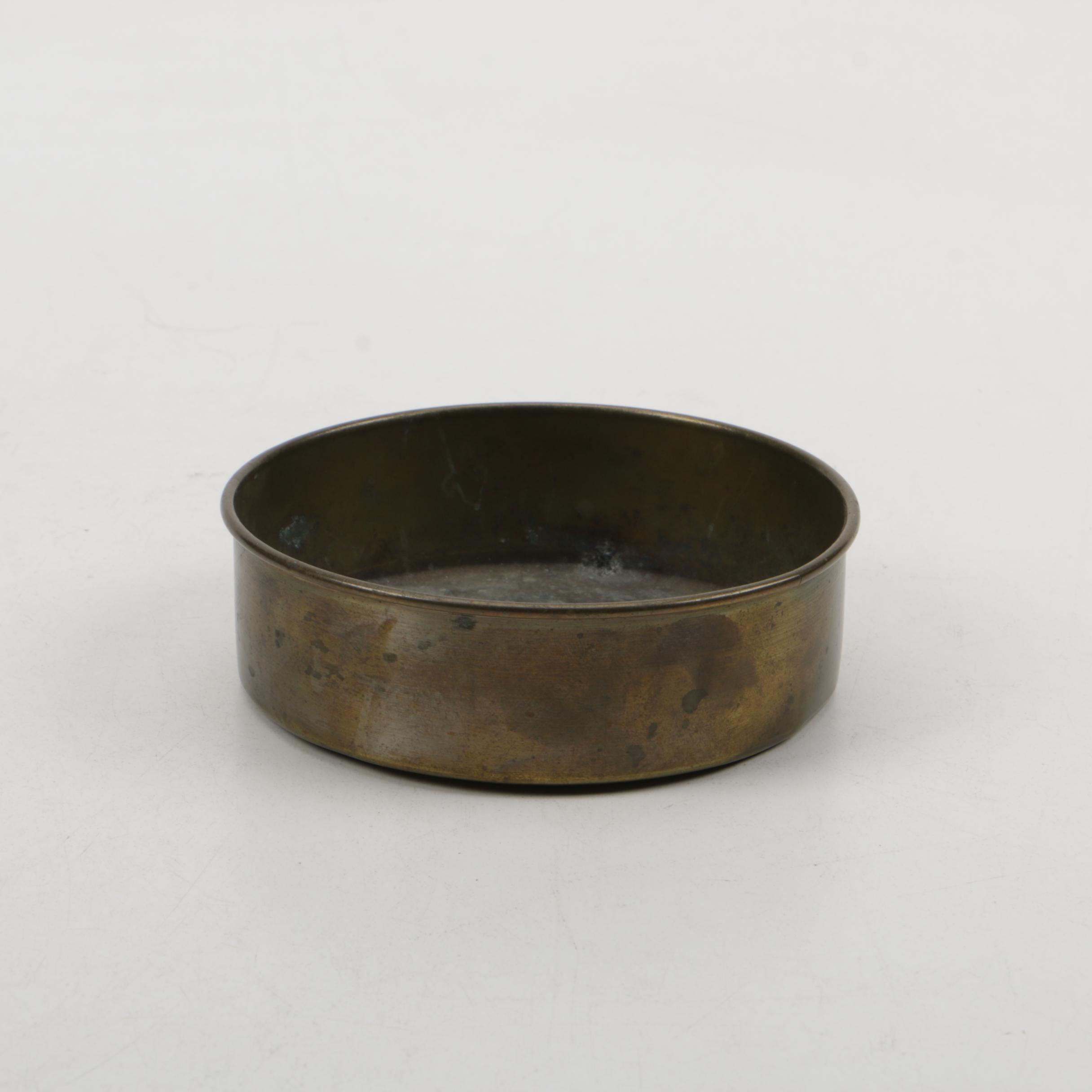 Vintage Bradley & Hubbard Brass Smoking Set