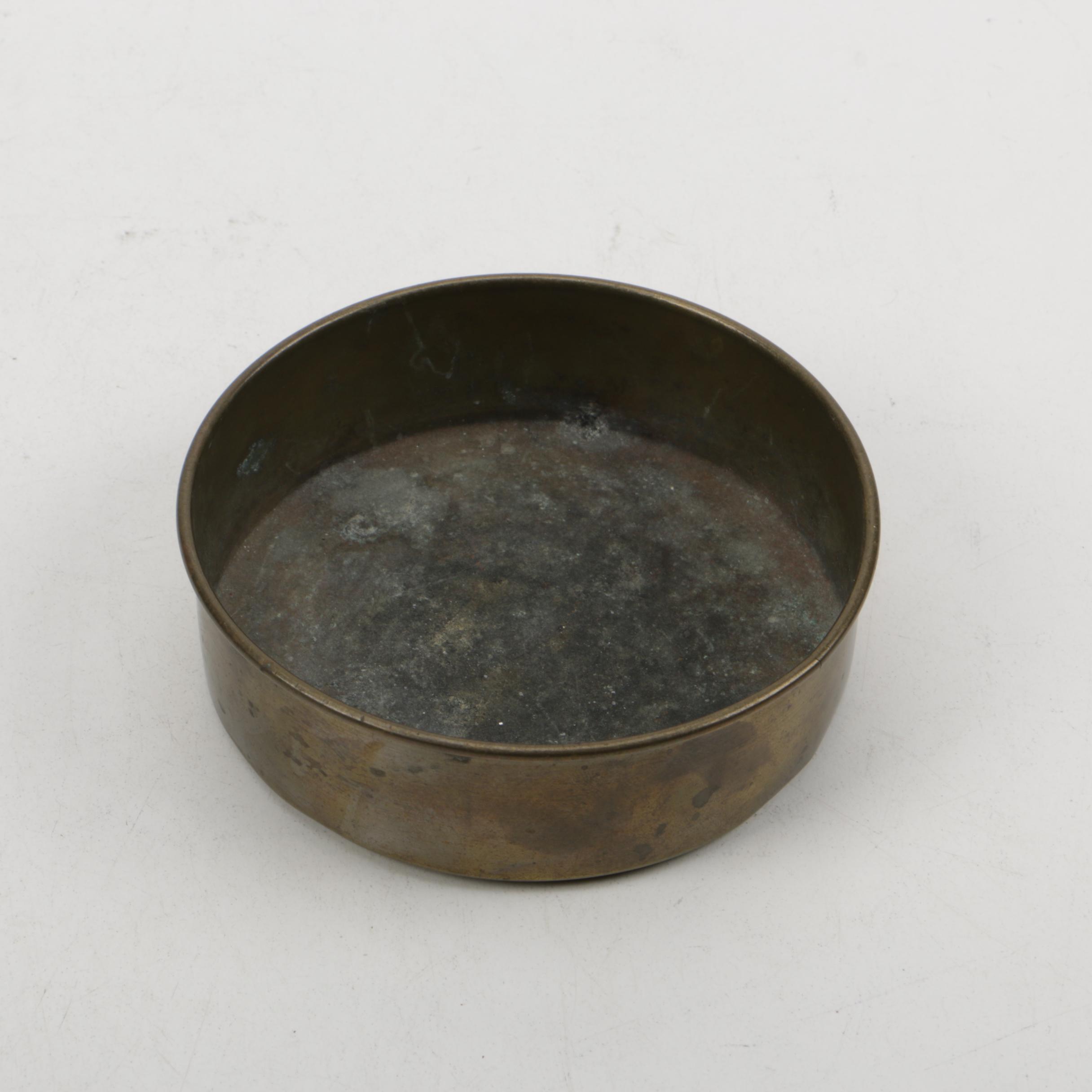 Vintage Bradley & Hubbard Brass Smoking Set