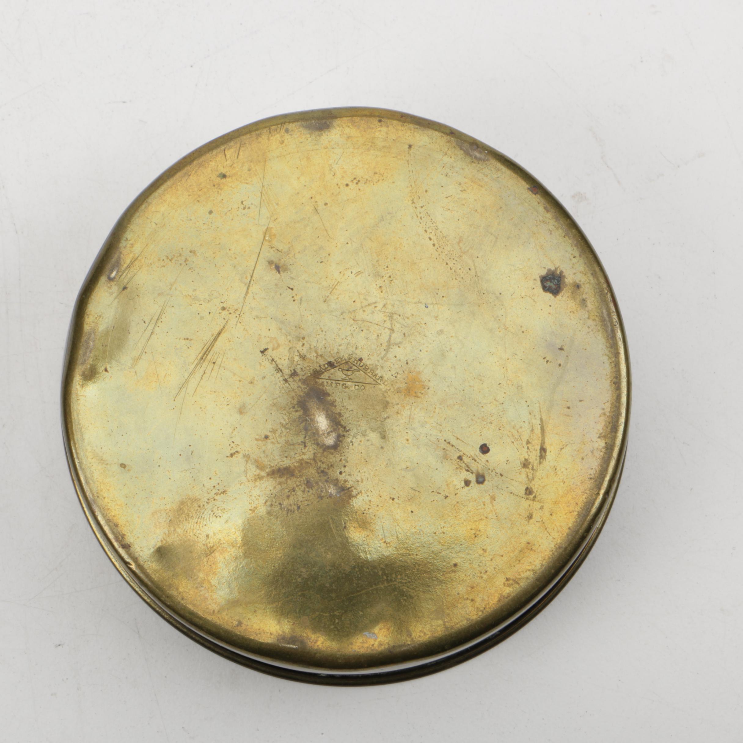 Vintage Bradley & Hubbard Brass Smoking Set