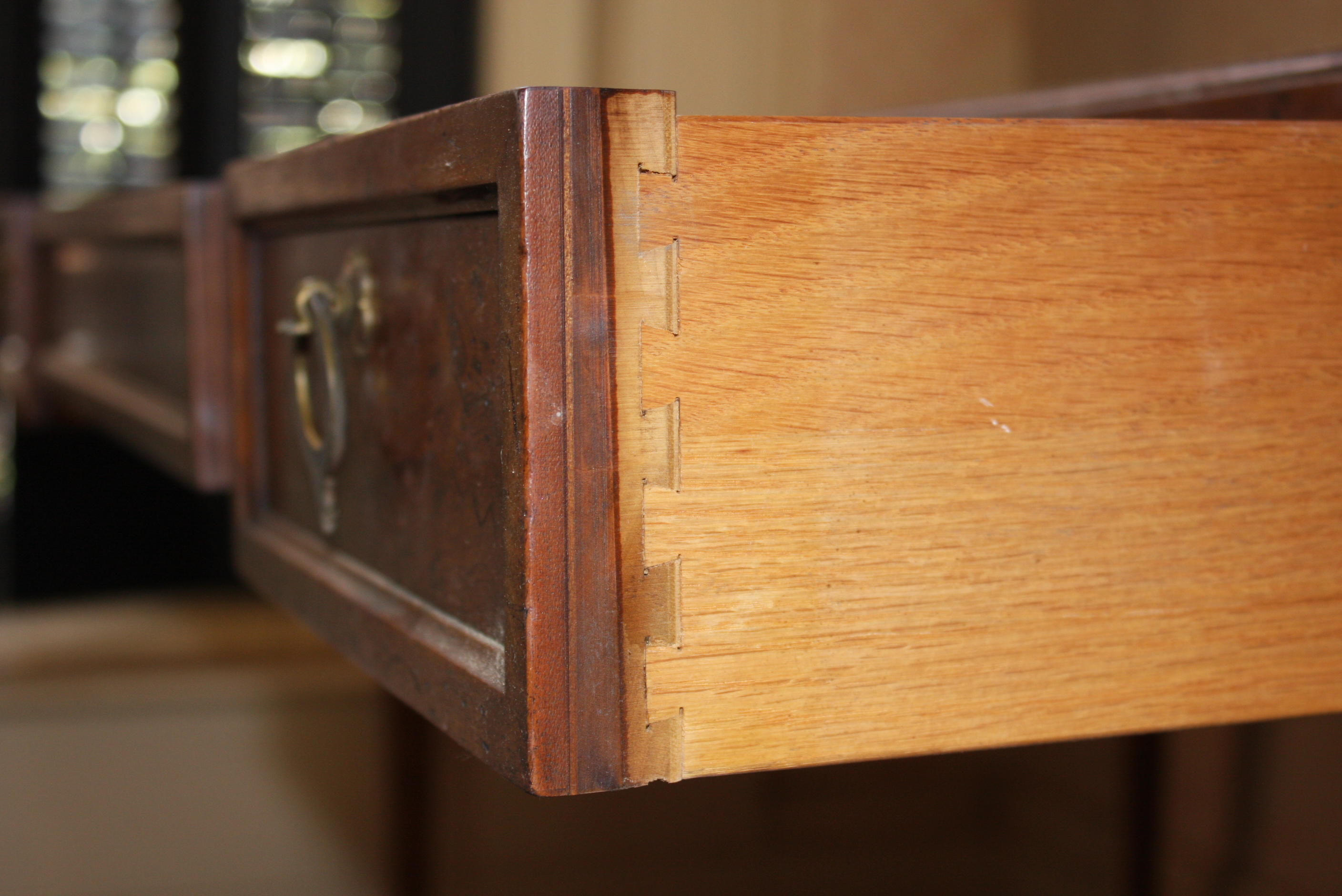 Vintage "Milling Road" Wooden Desk by Baker Furniture