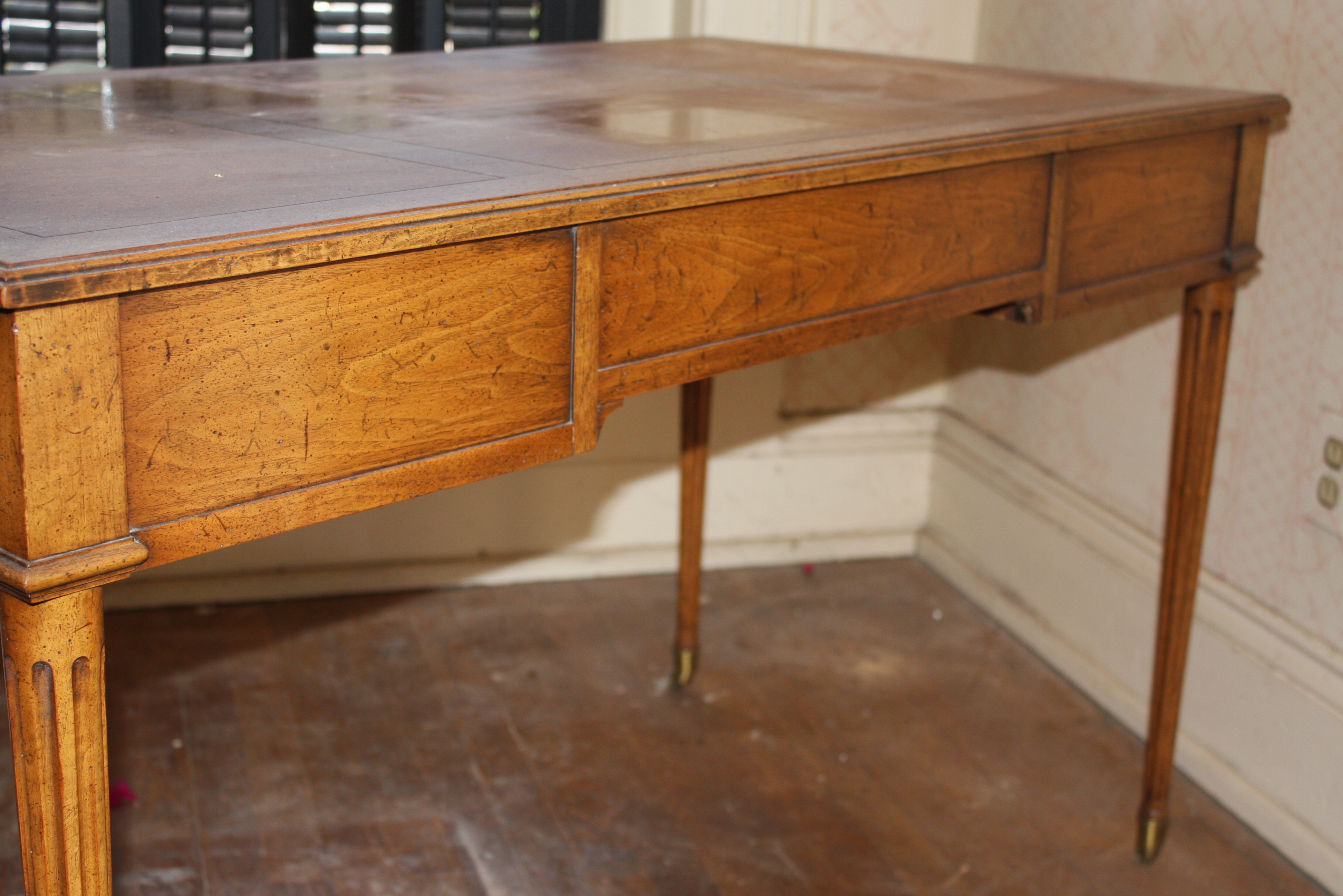 Vintage "Milling Road" Wooden Desk by Baker Furniture