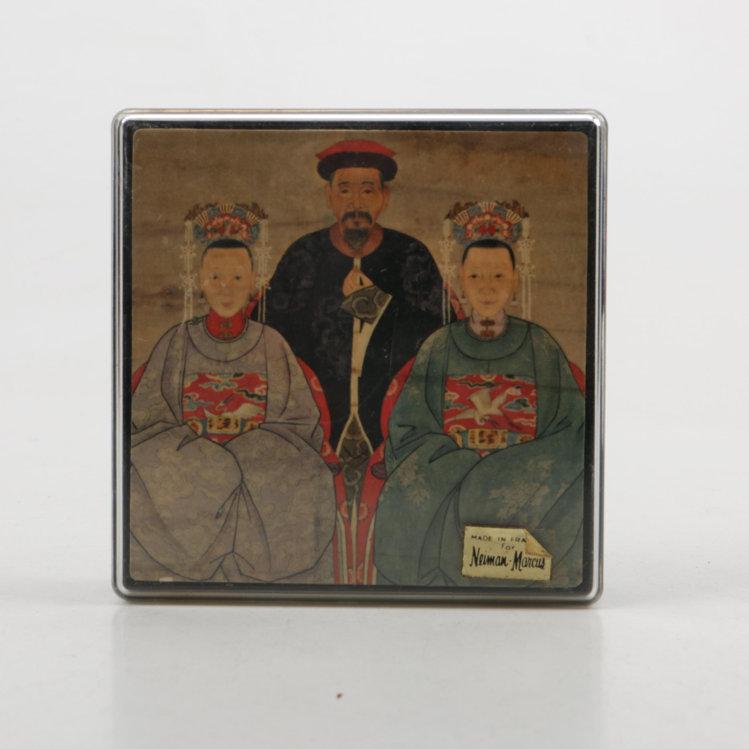 Chinese Basket and Neiman Marcus Coasters