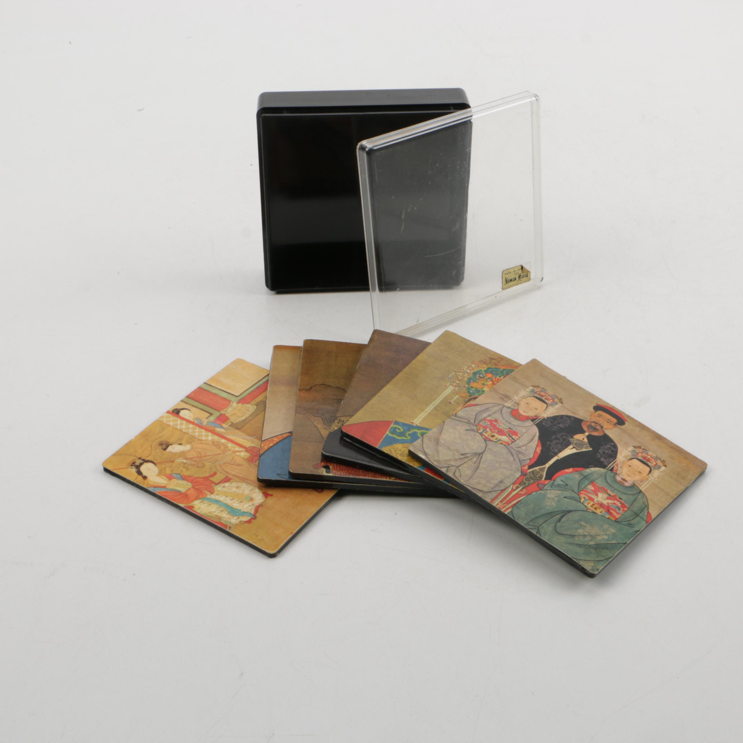 Chinese Basket and Neiman Marcus Coasters