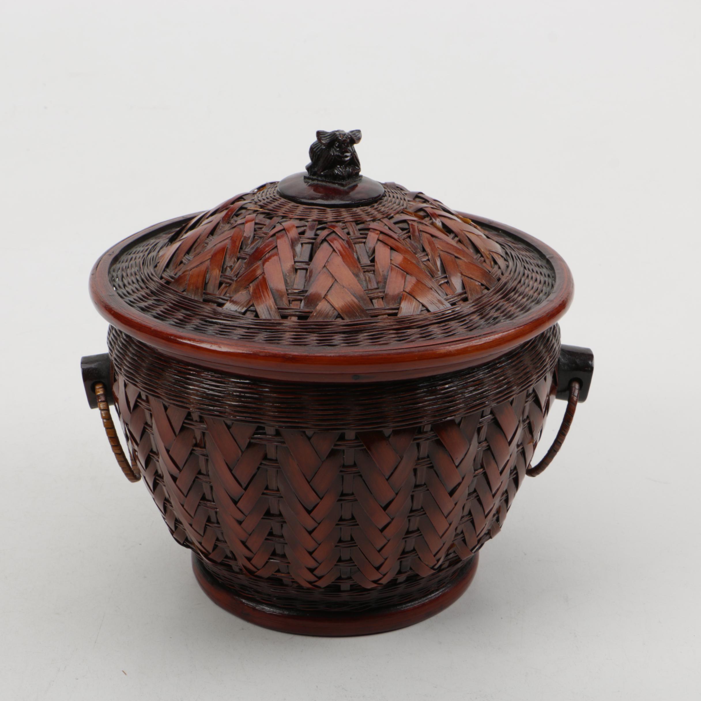 Chinese Basket and Neiman Marcus Coasters