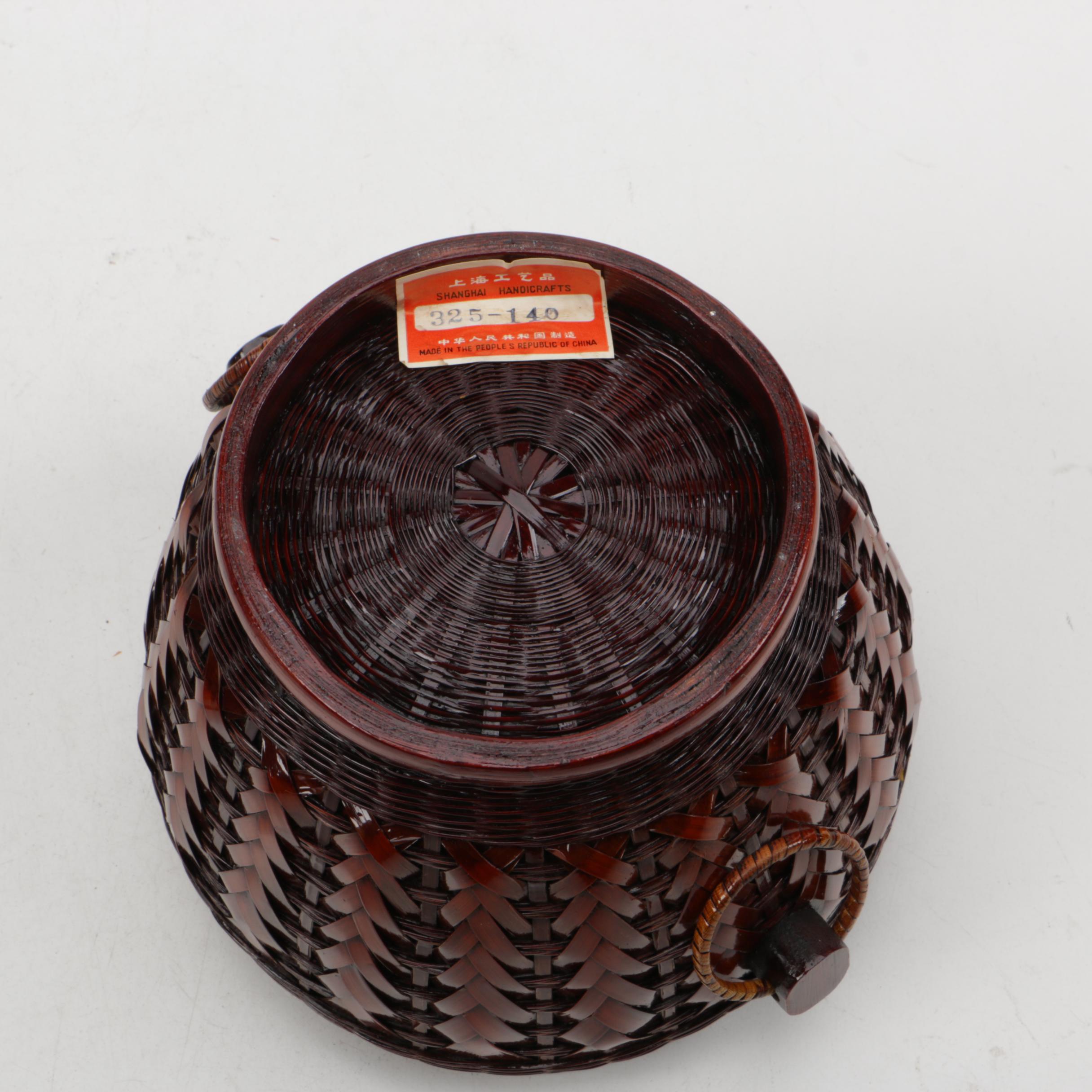 Chinese Basket and Neiman Marcus Coasters